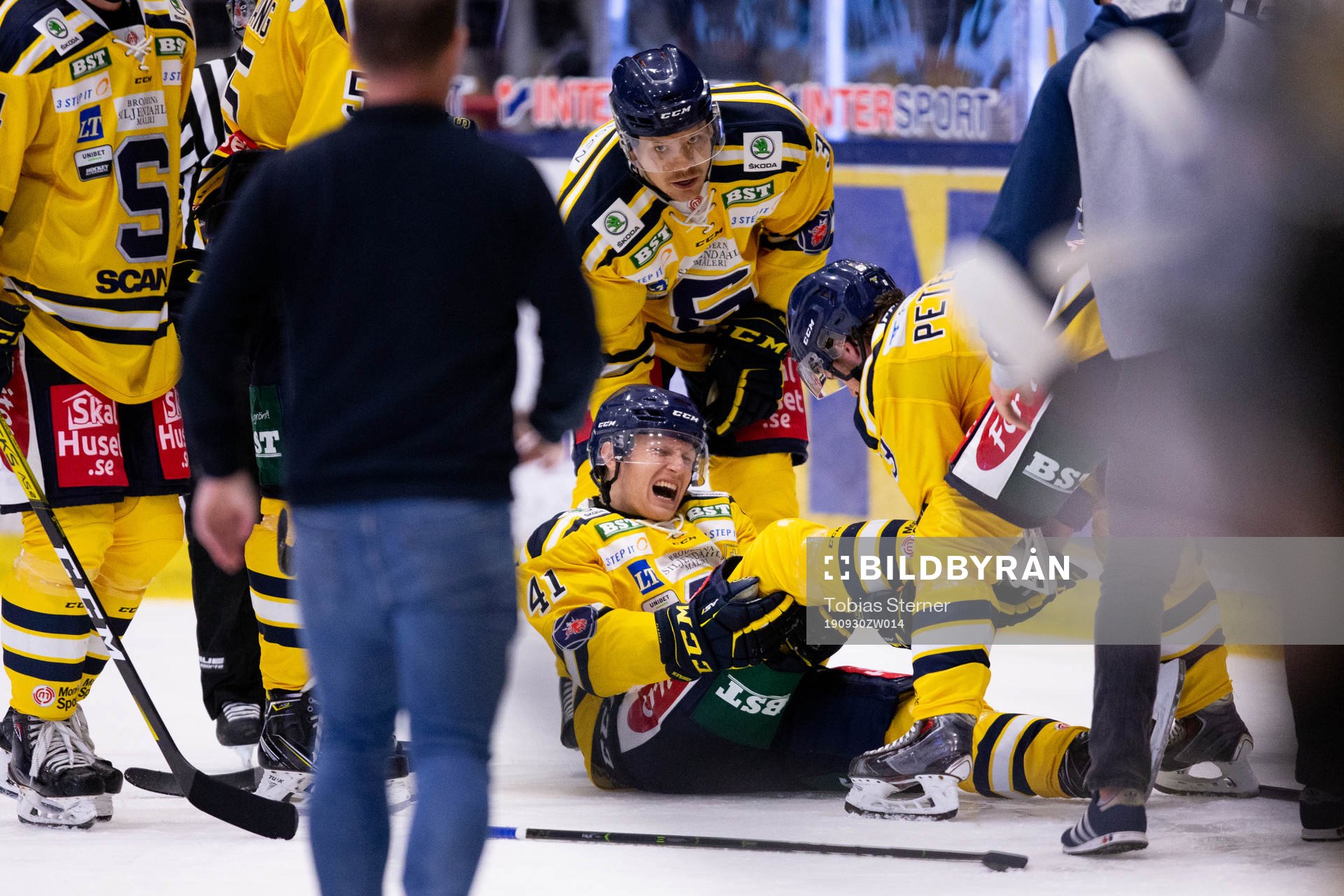 Södertäljes Alexander Falk med skada