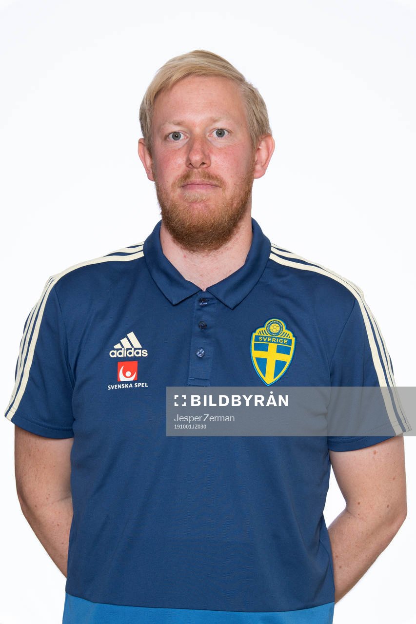 Sebastian Borg, matchanalytiker i U23-landslaget