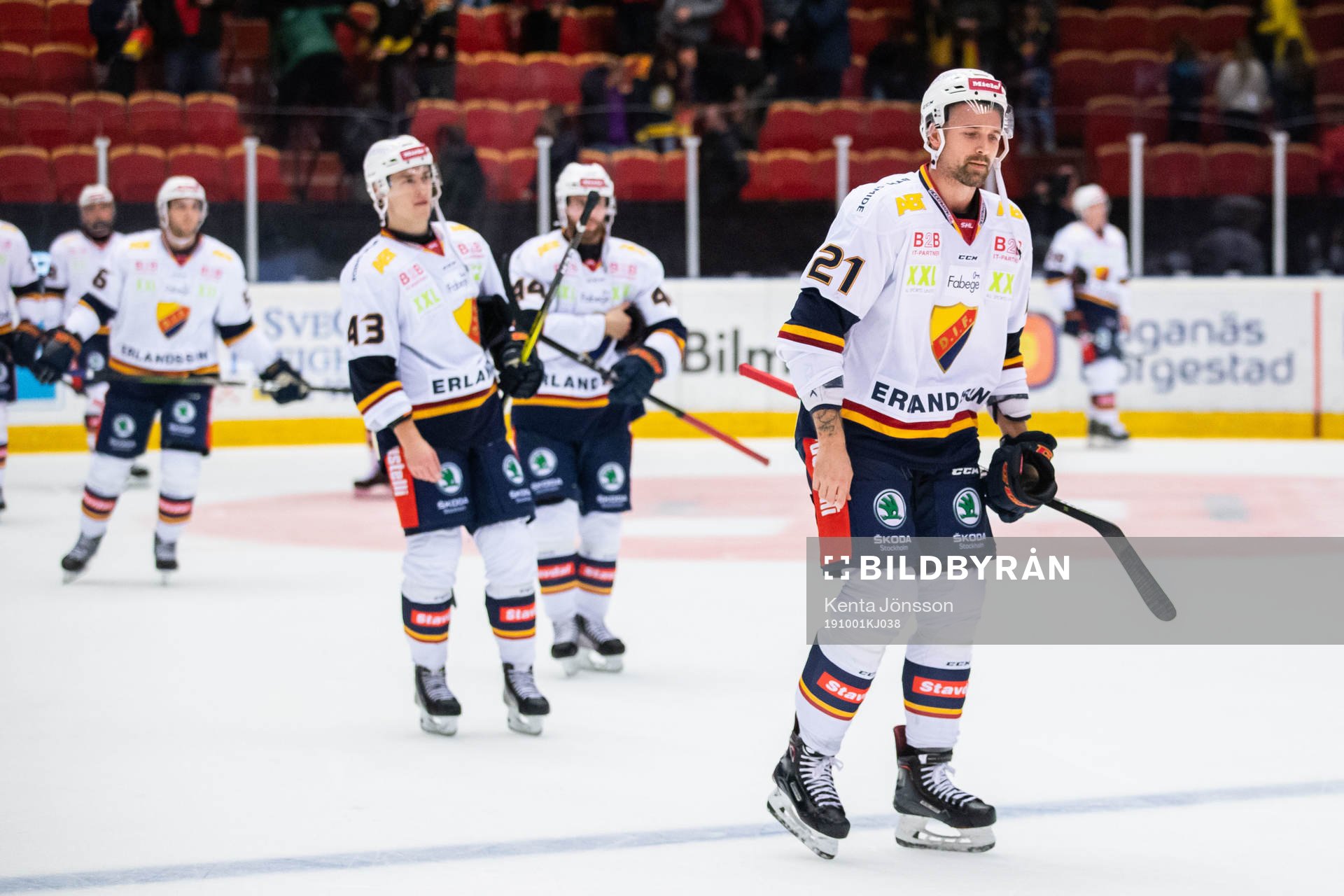 Djurgårdens Patrik Berglund deppar