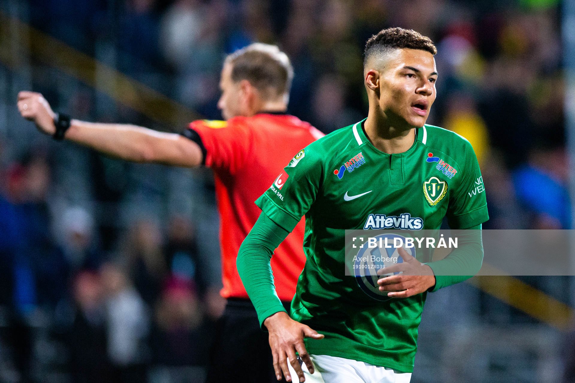 Jönköpings Alexander Jallow deppar