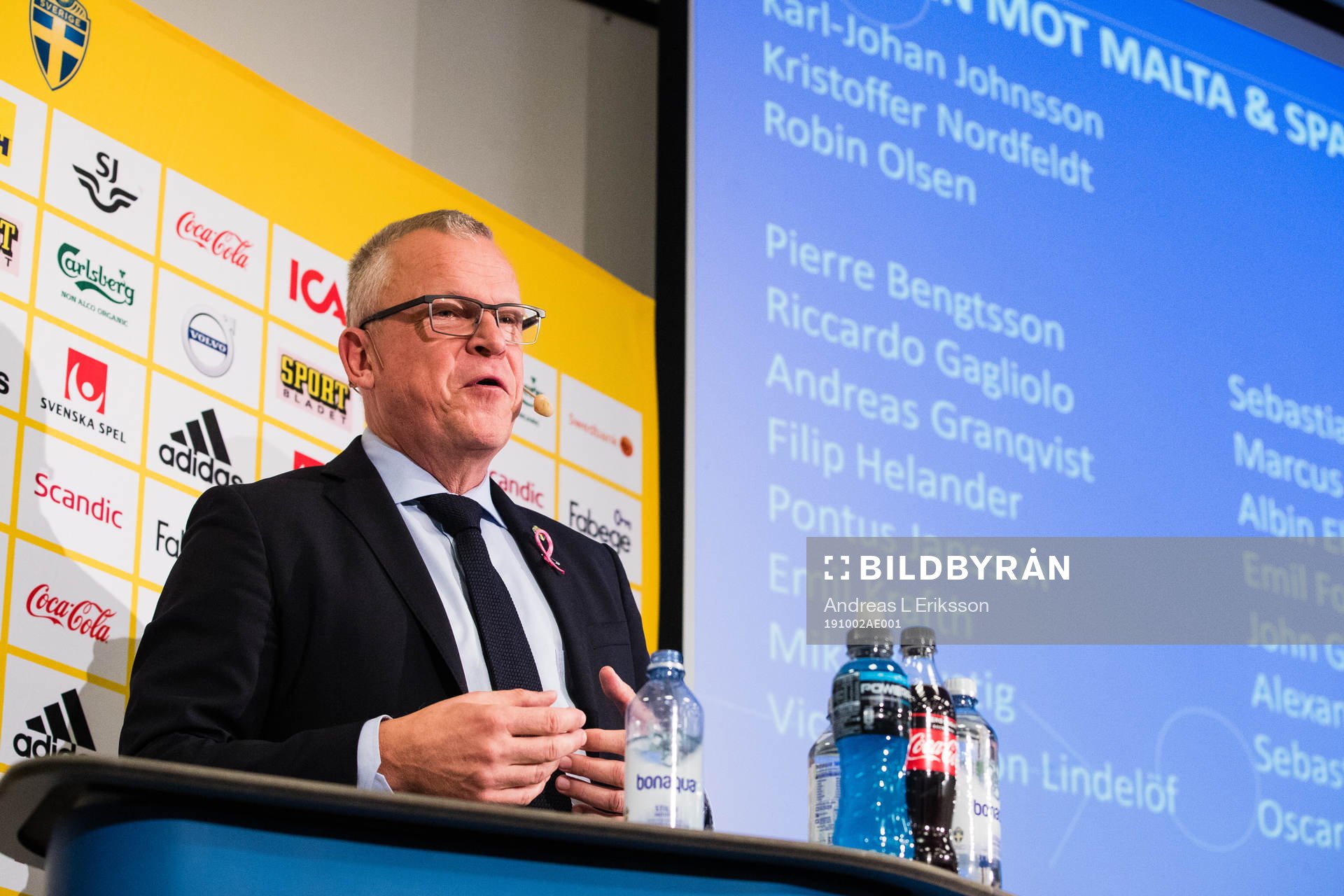 Head coach Janne Andersson of Sweden