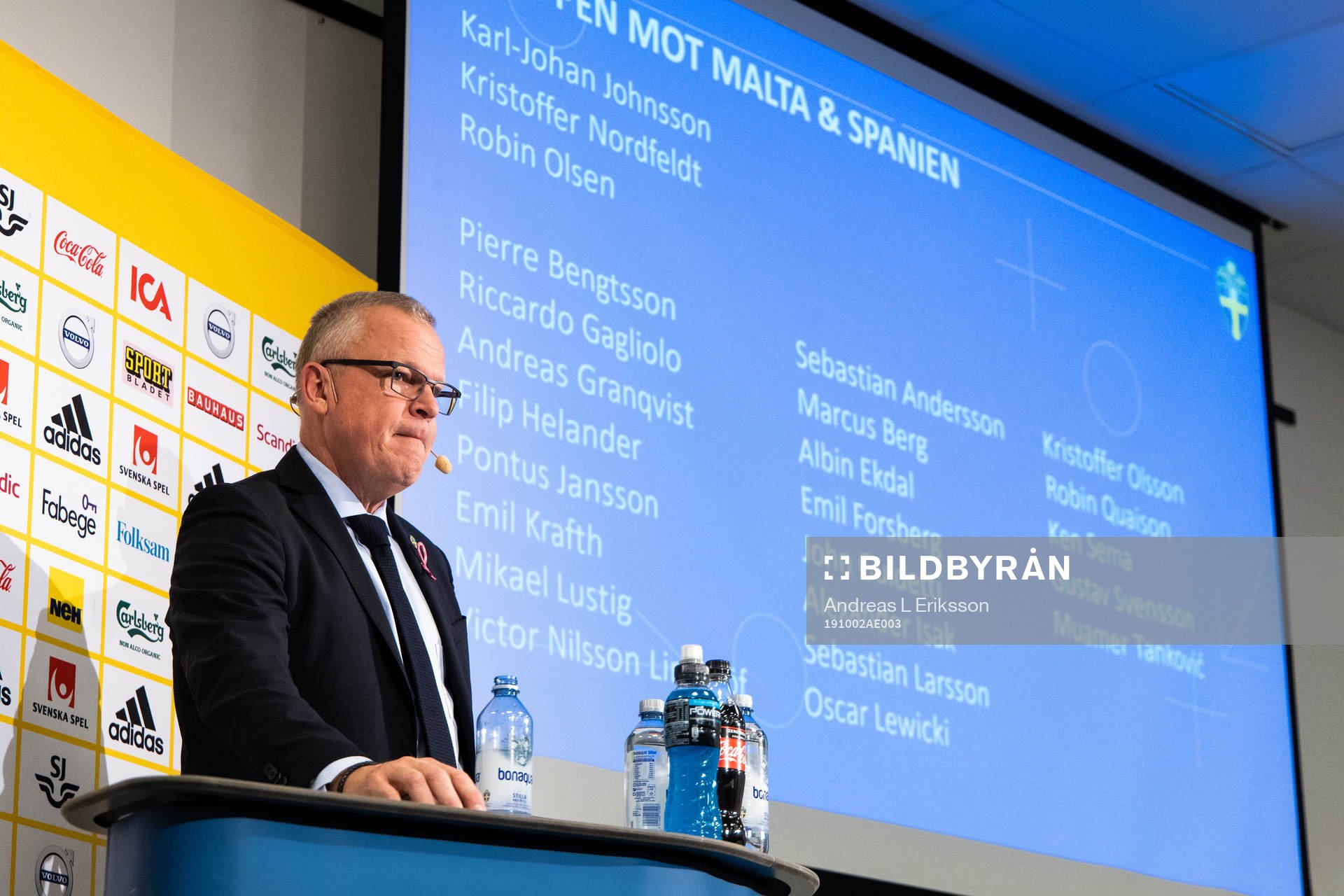Head coach Janne Andersson of Sweden