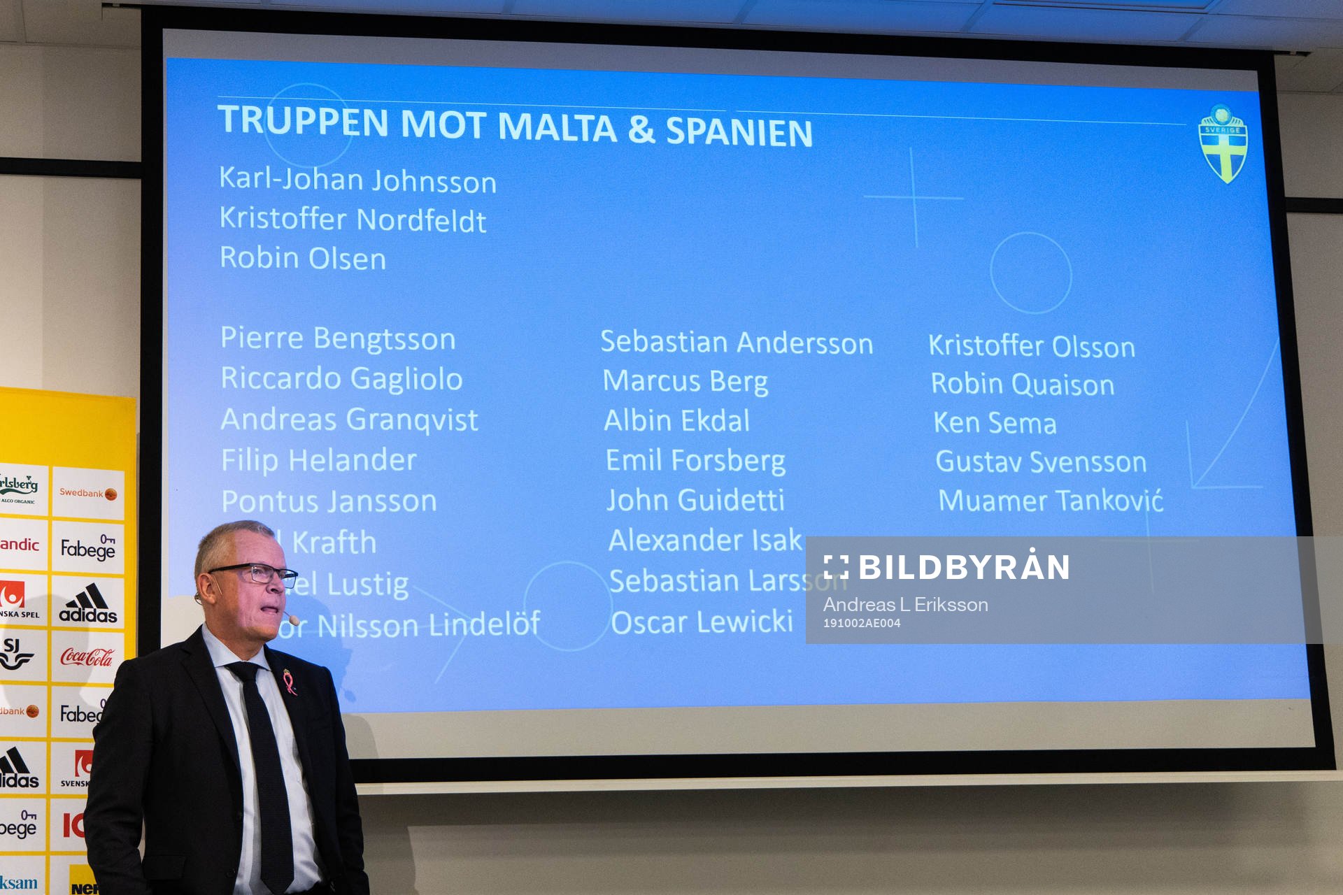 Head coach Janne Andersson of Sweden