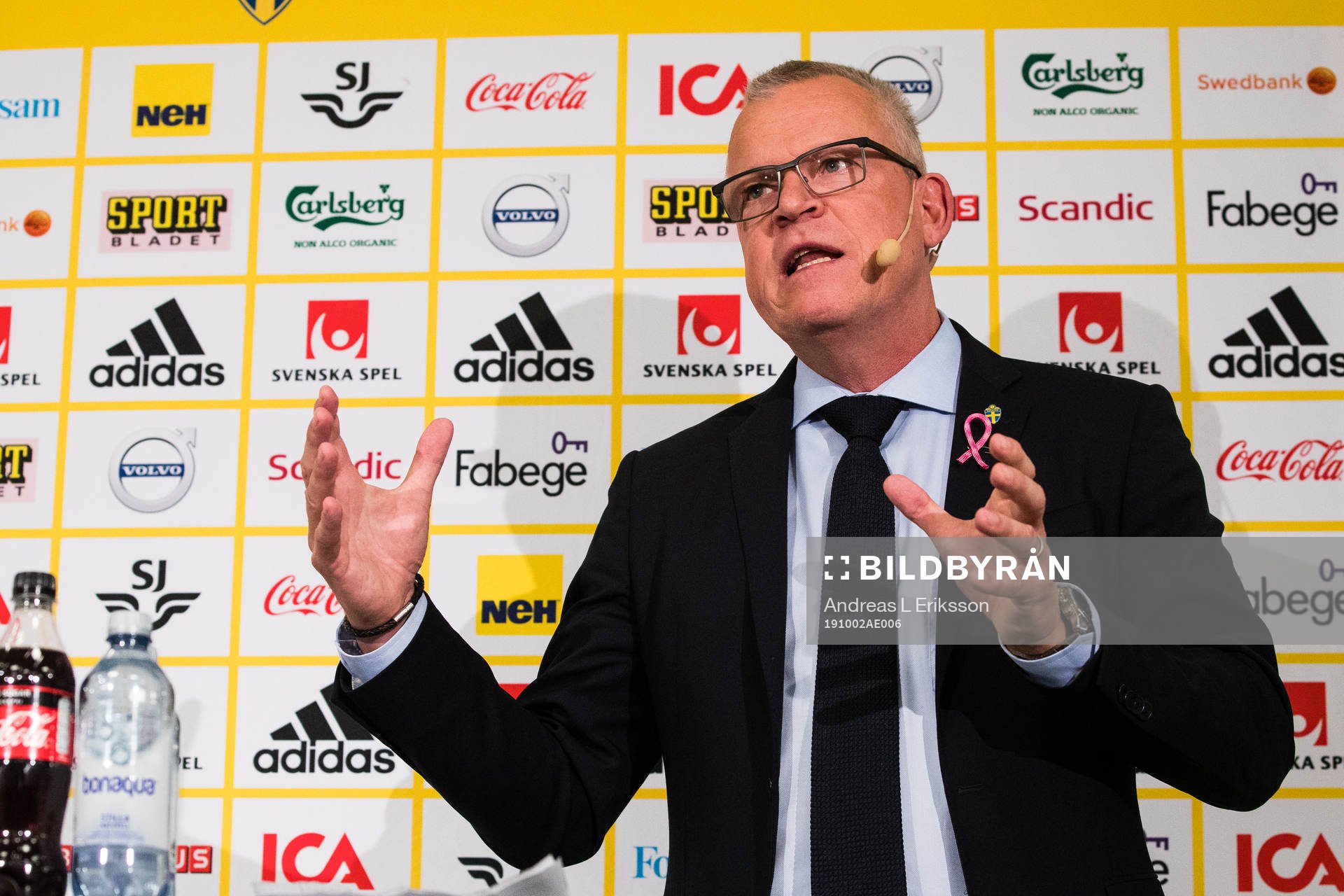 Head coach Janne Andersson of Sweden