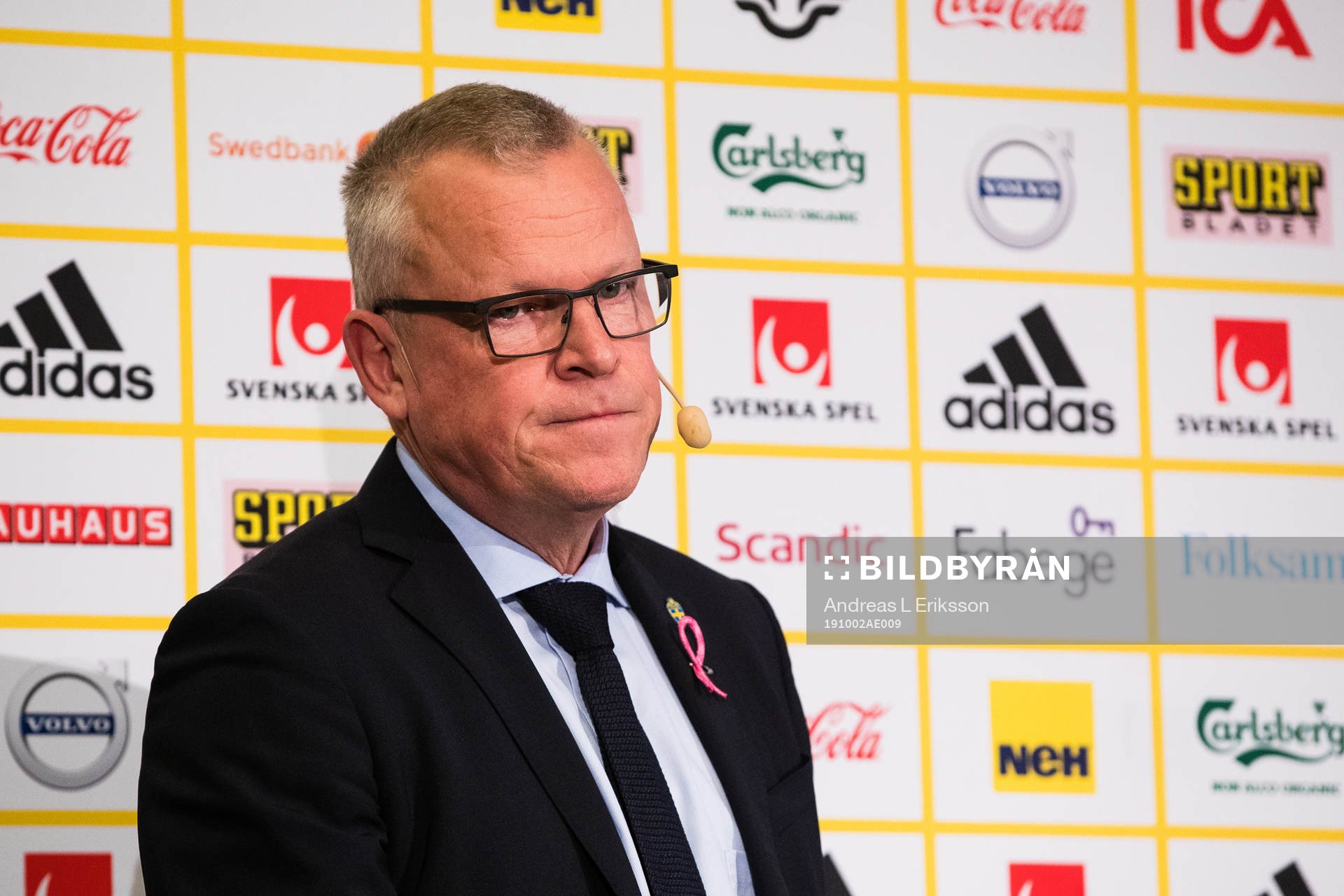 Head coach Janne Andersson of Sweden