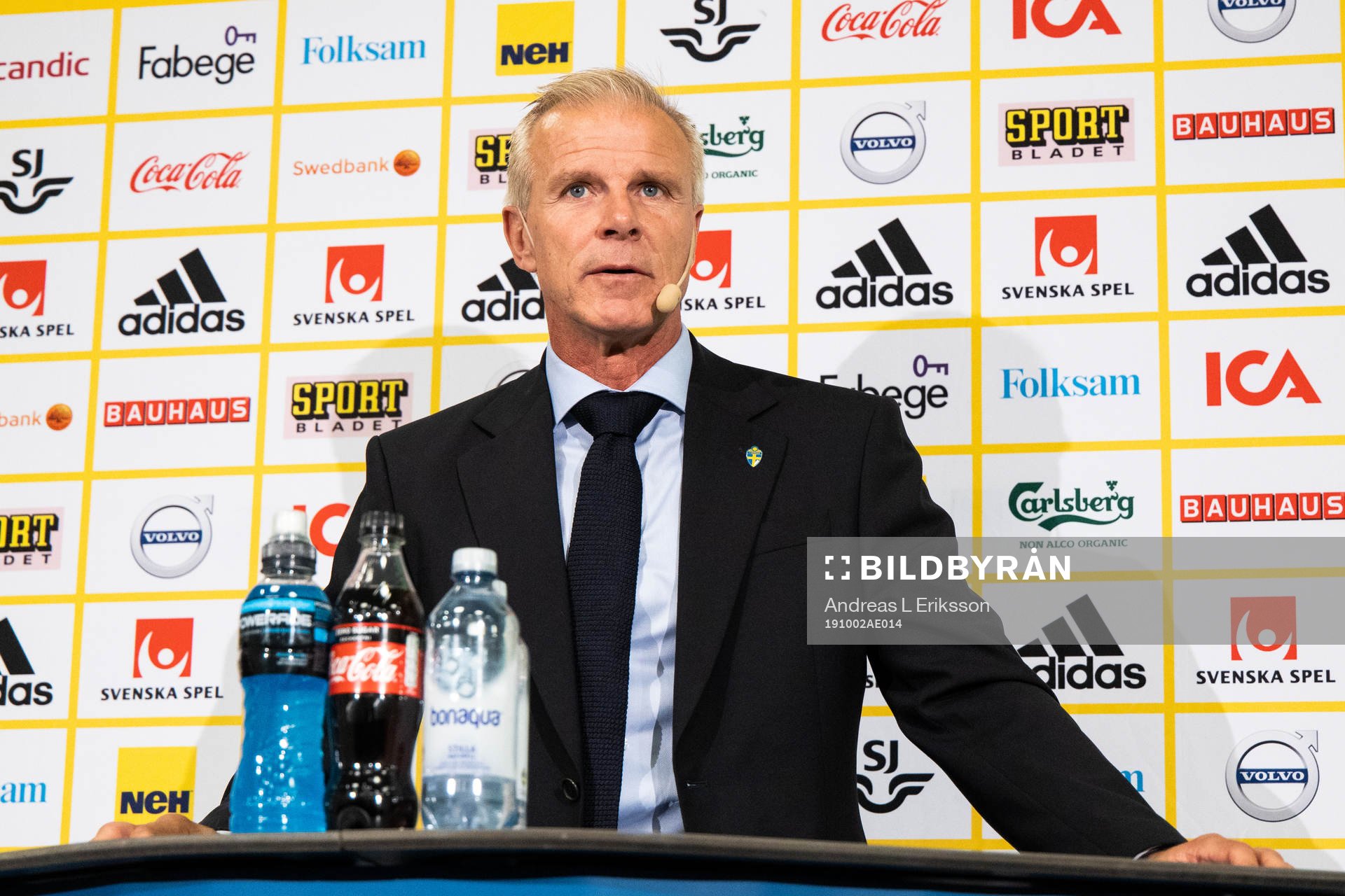 Head coach of the U21 team Roland Nilsson