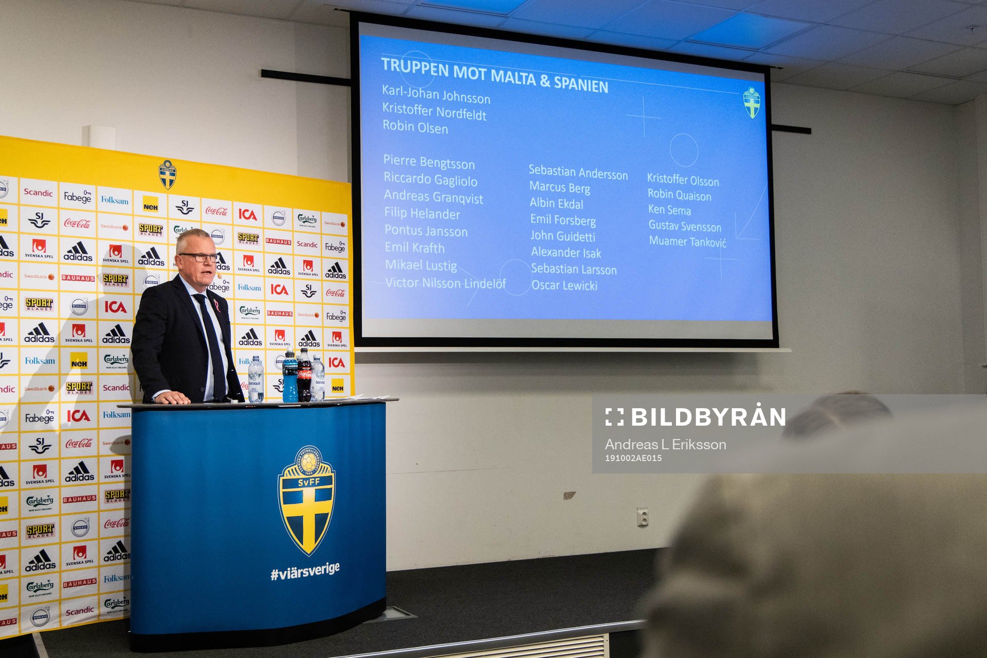 Head coach Janne Andersson of Sweden