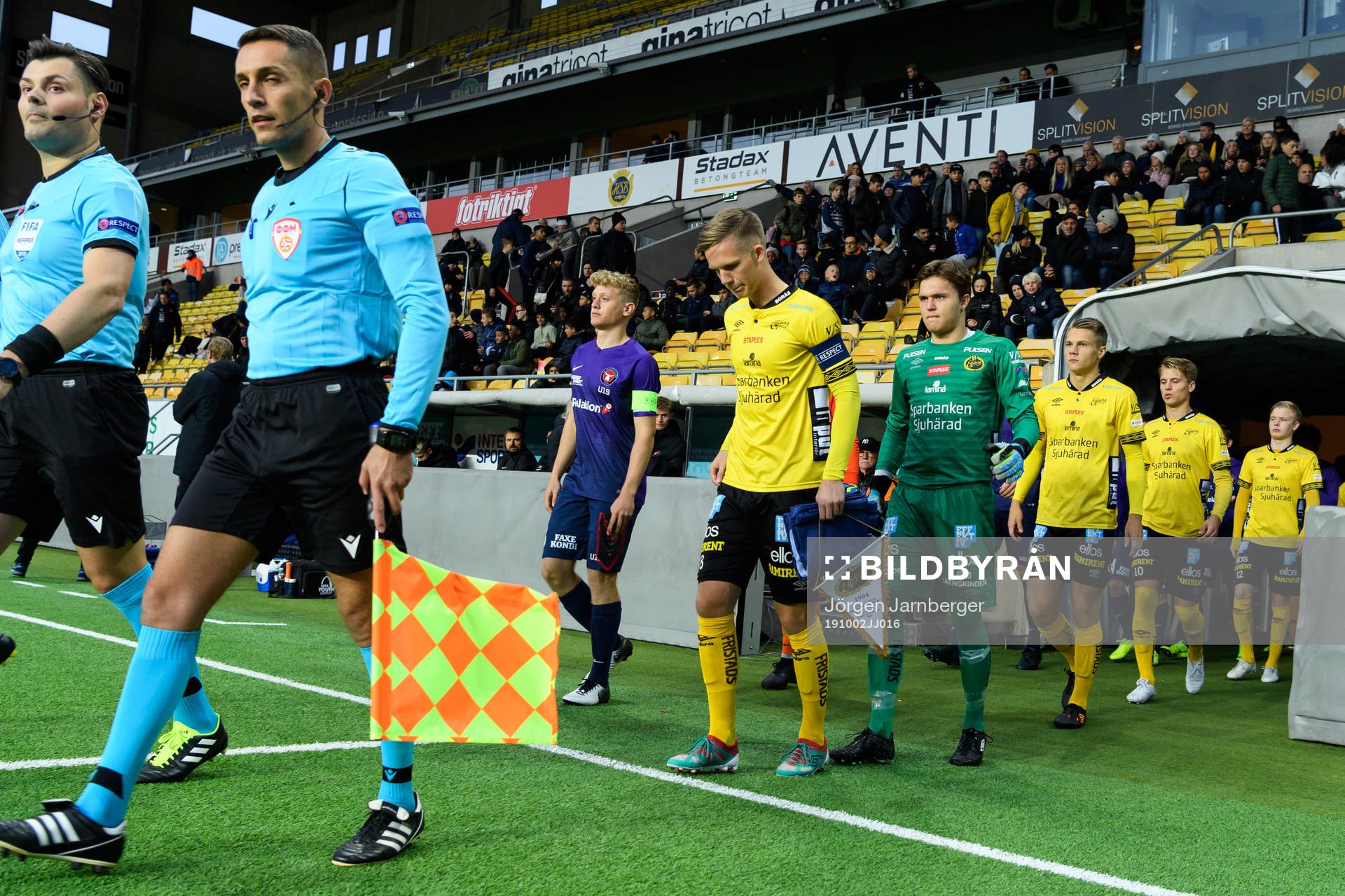 under fotbollsmatchen i UEFA youth league mellan Elfsborg