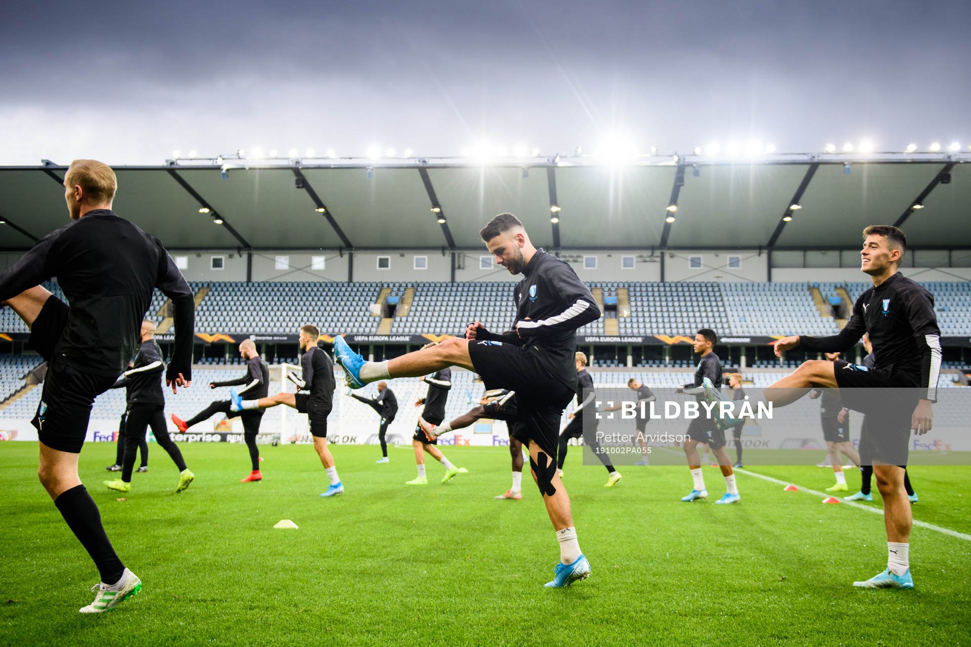 Erdal Rakip and Laorent Shabani of Malmö FF