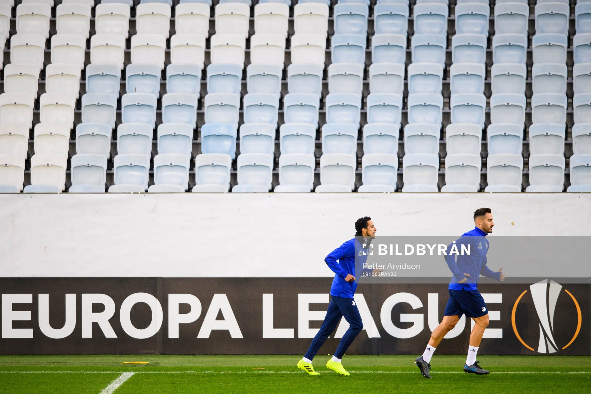 Carlos Zeca and Sotirios Papagiannopoulos of FC Köpenhamn