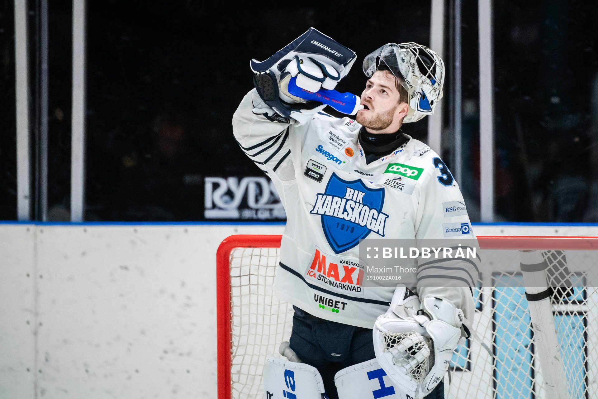 Karlskogas målvakt Tim Juel