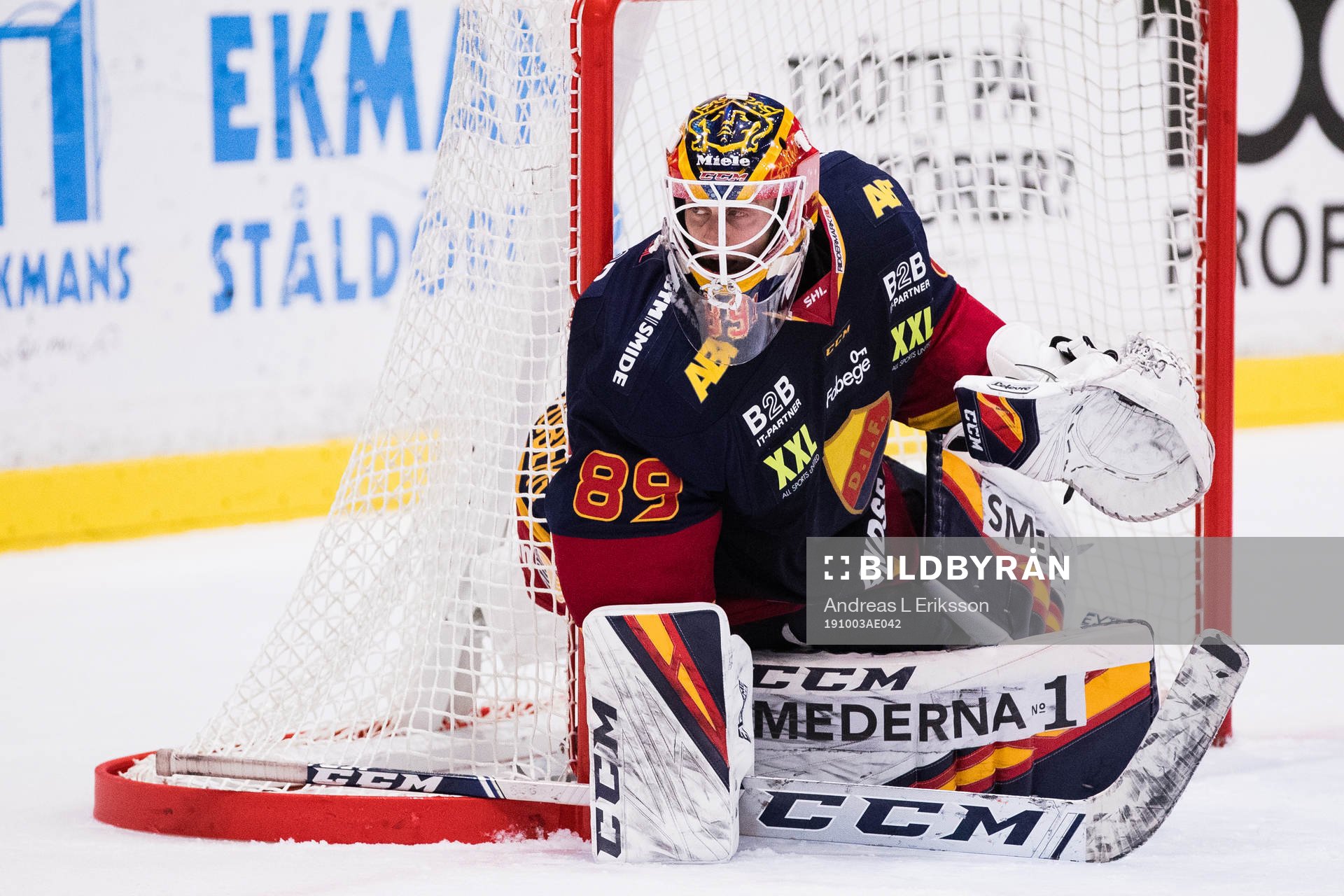 Djurgårdens målvakt Niklas Svedberg