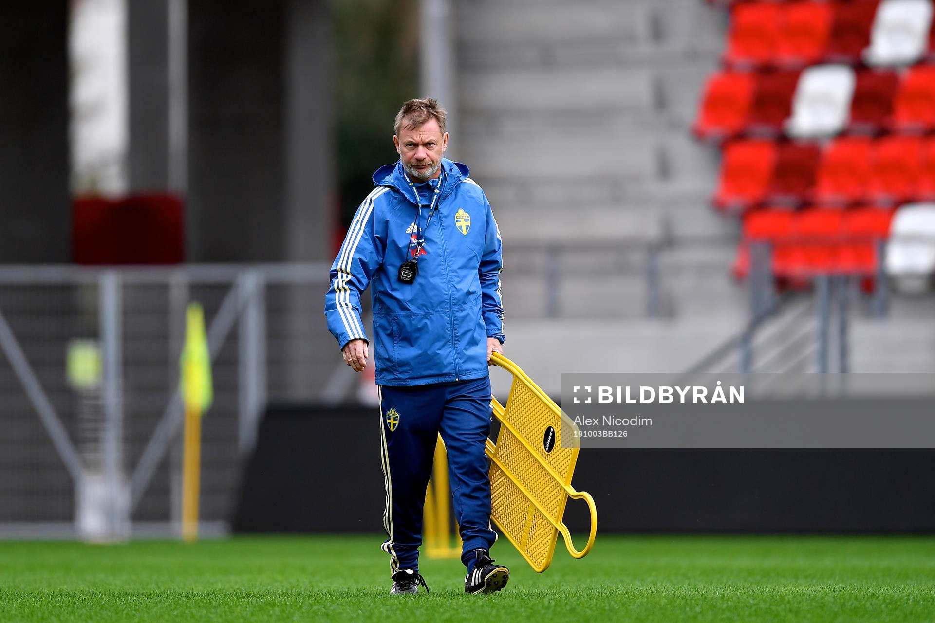 Peter Gerhardsson, head coach of Sweden