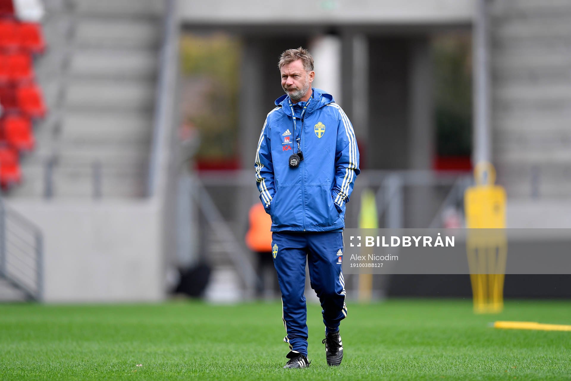 Peter Gerhardsson, head coach of Sweden