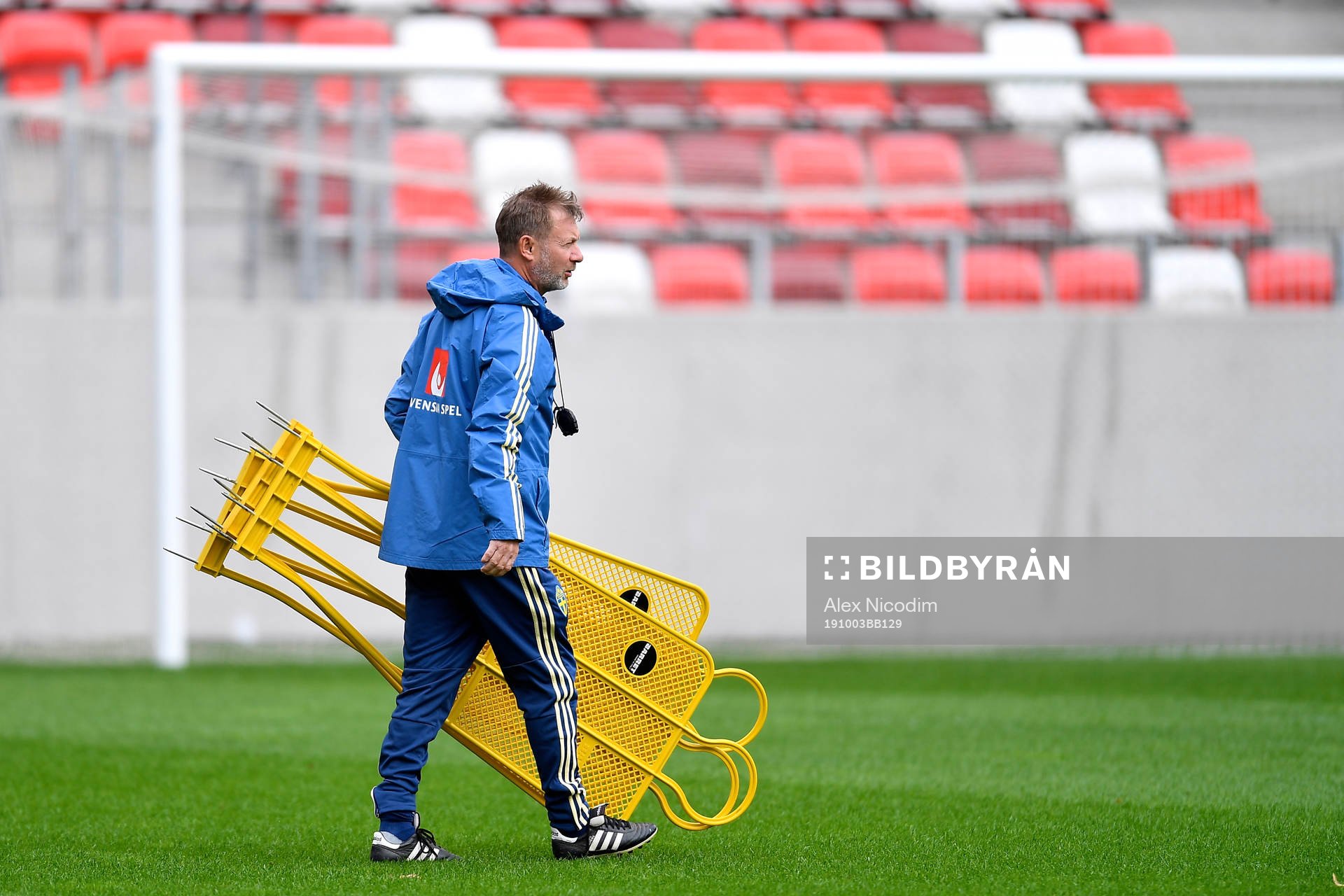 Peter Gerhardsson, head coach of Sweden