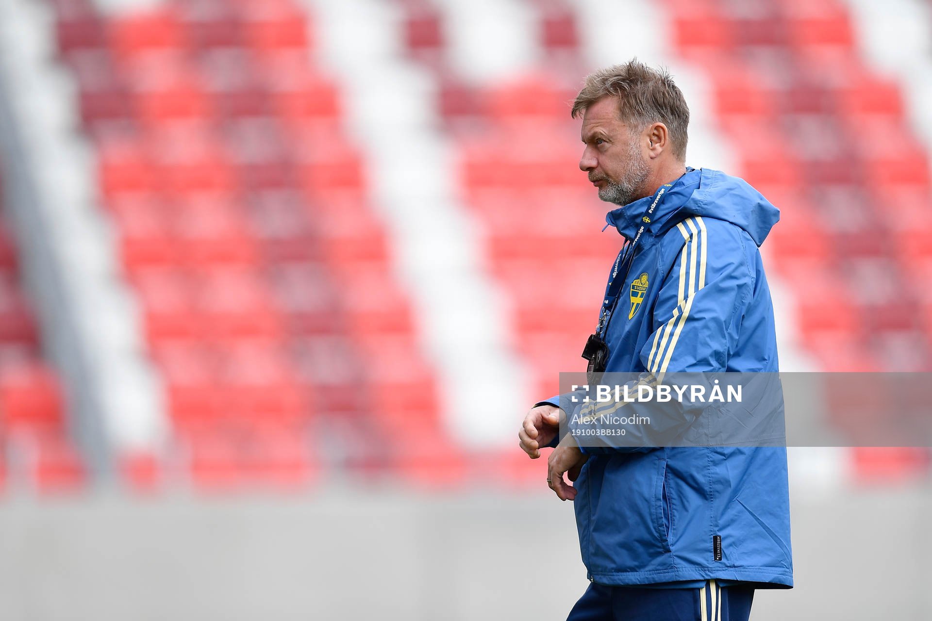 Peter Gerhardsson, head coach of Sweden