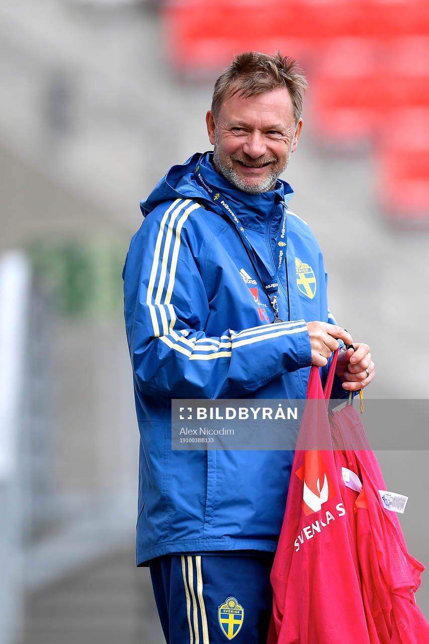 Peter Gerhardsson, head coach of Sweden
