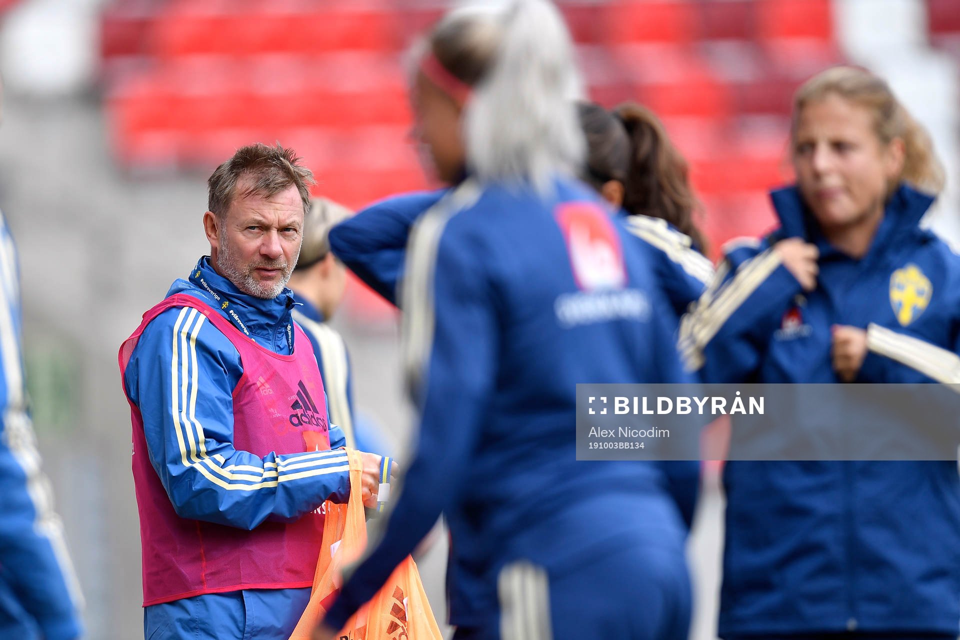 Peter Gerhardsson, head coach of Sweden