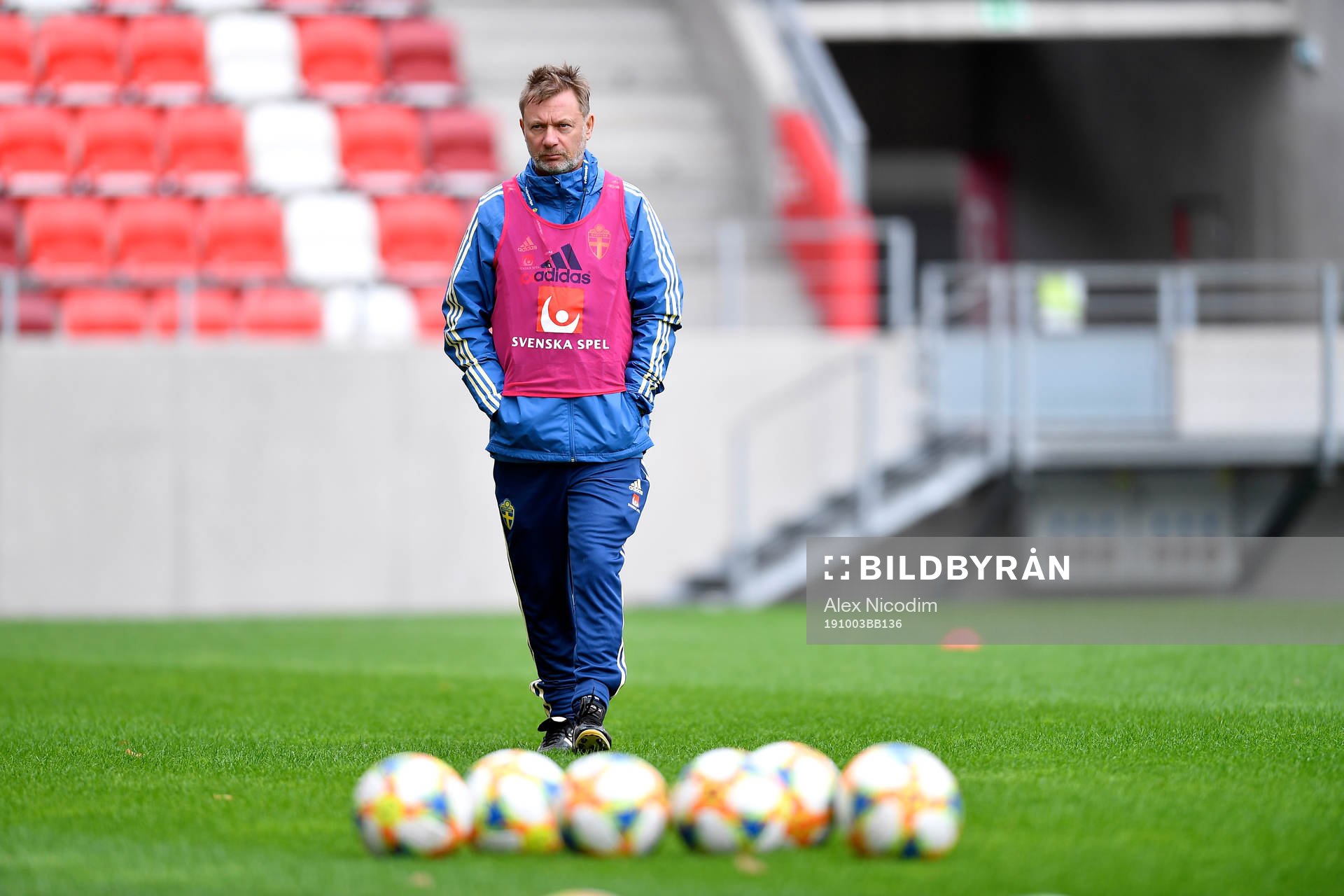Peter Gerhardsson, head coach of Sweden