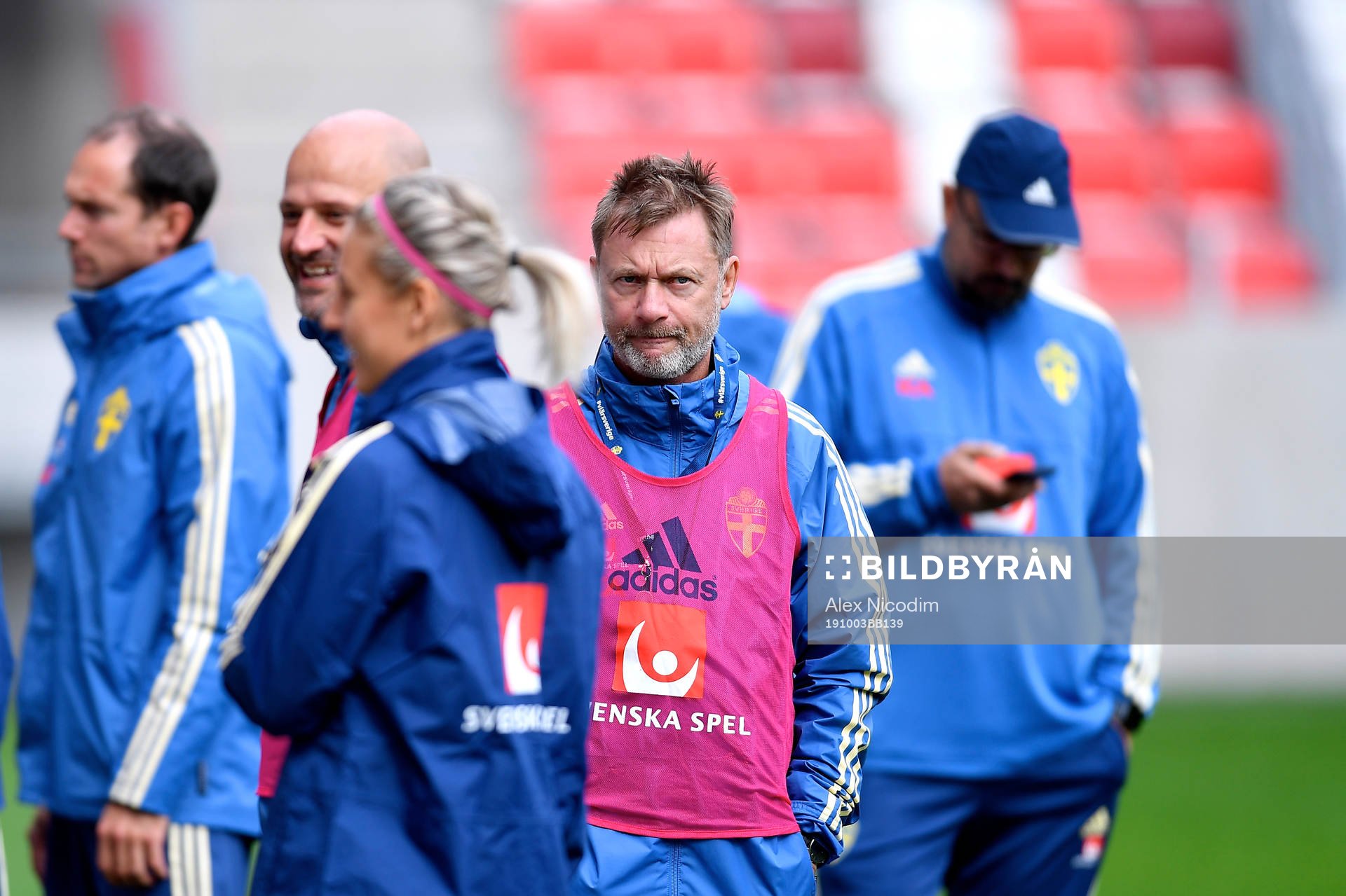 Peter Gerhardsson, head coach of Sweden