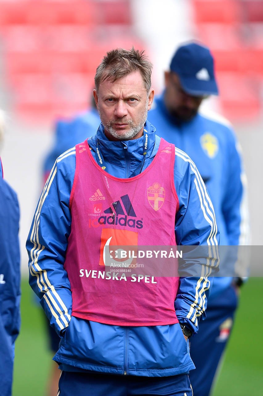 Peter Gerhardsson, head coach of Sweden