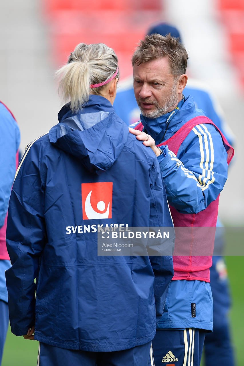 Peter Gerhardsson, head coach of Sweden