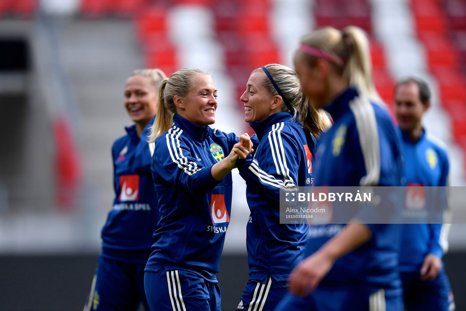 Magdalena Eriksson and Linda Sembrant of Sweden