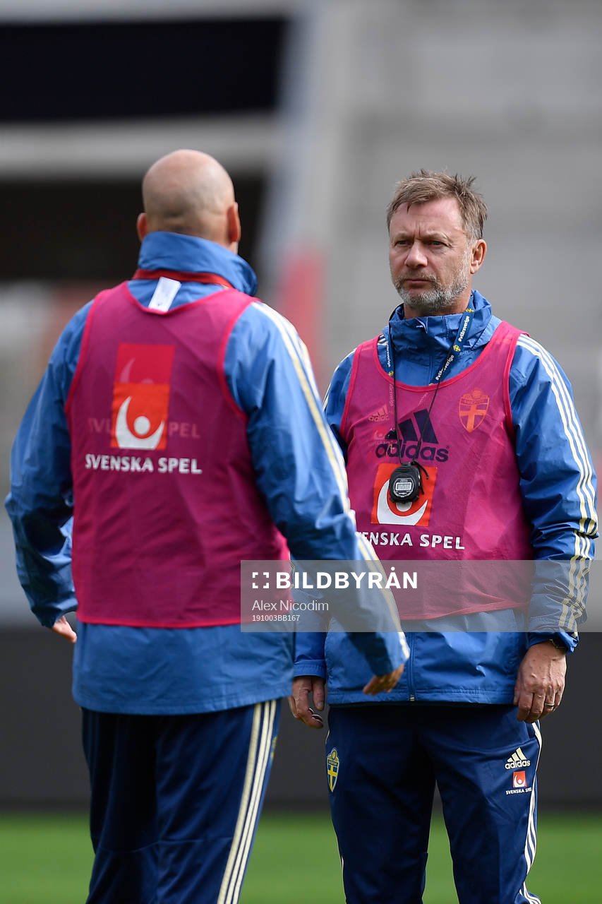 Peter Gerhardsson, head coach of Sweden