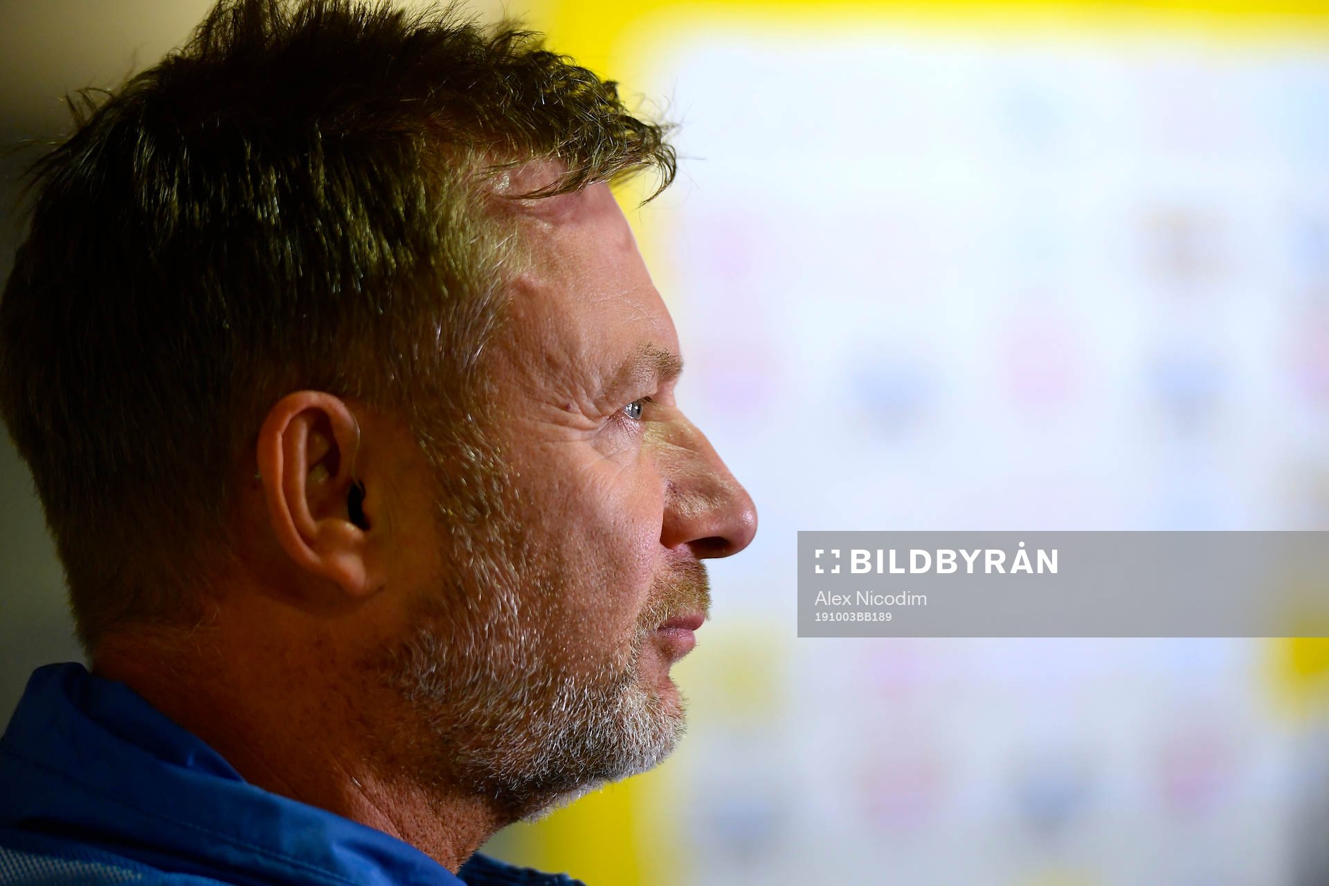 Peter Gerhardsson, head coach of Sweden