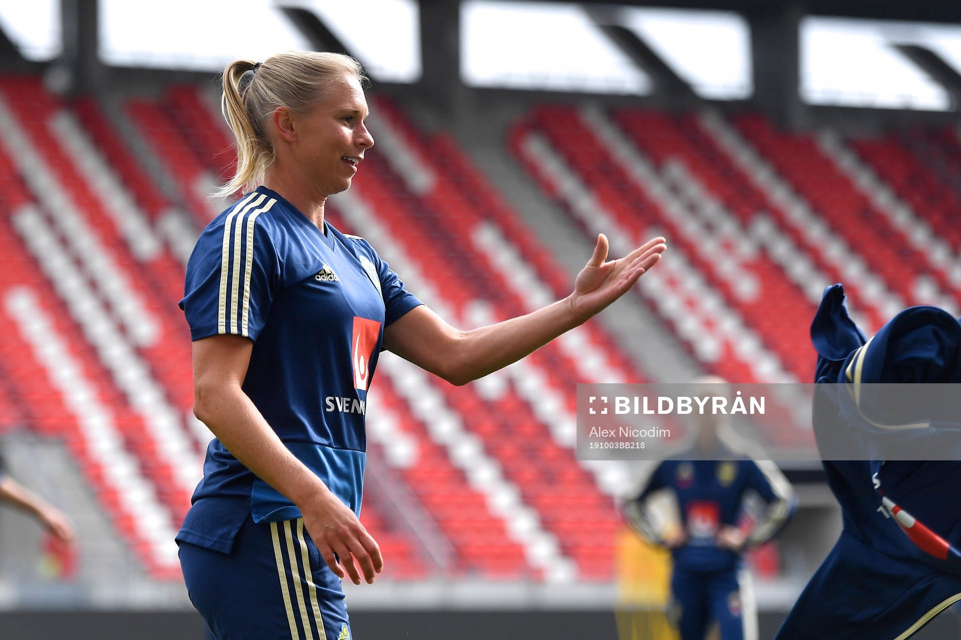 Stina Blackstenius of Sweden