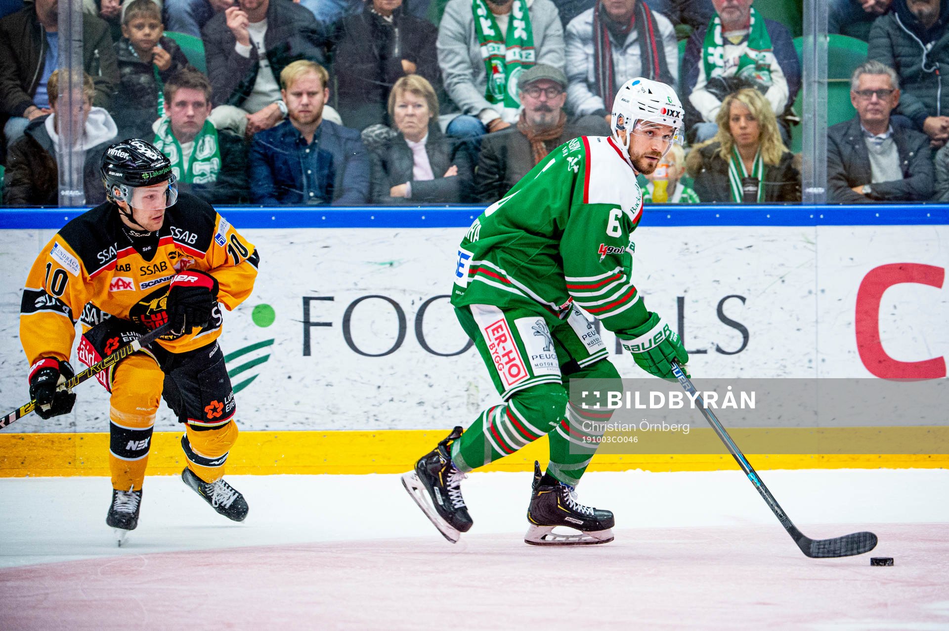Rögles Craig Schira och Luleås Einar Emanuelsson