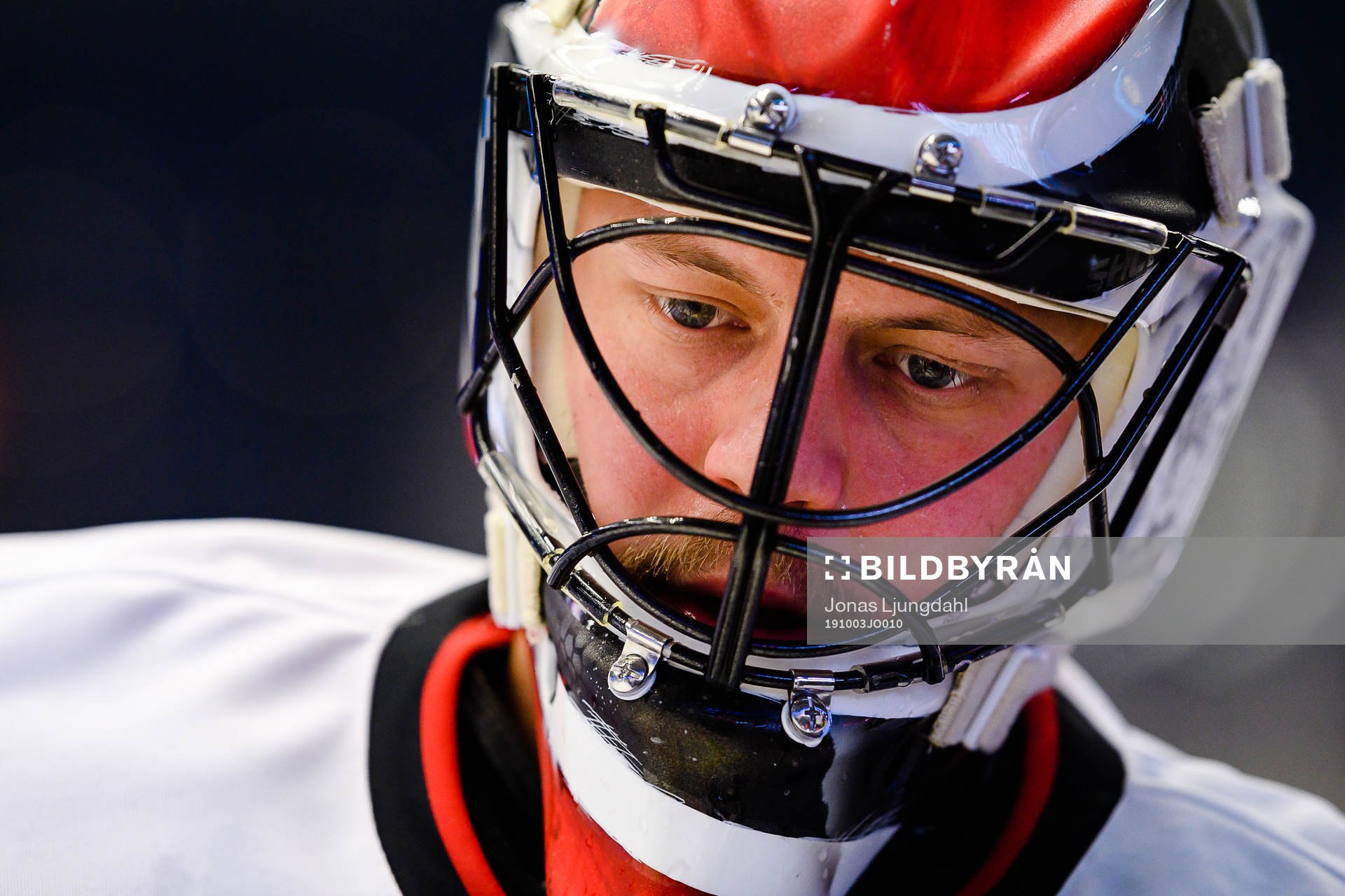 Malmö Redhawks målvakt Oscar Alsenfelt
