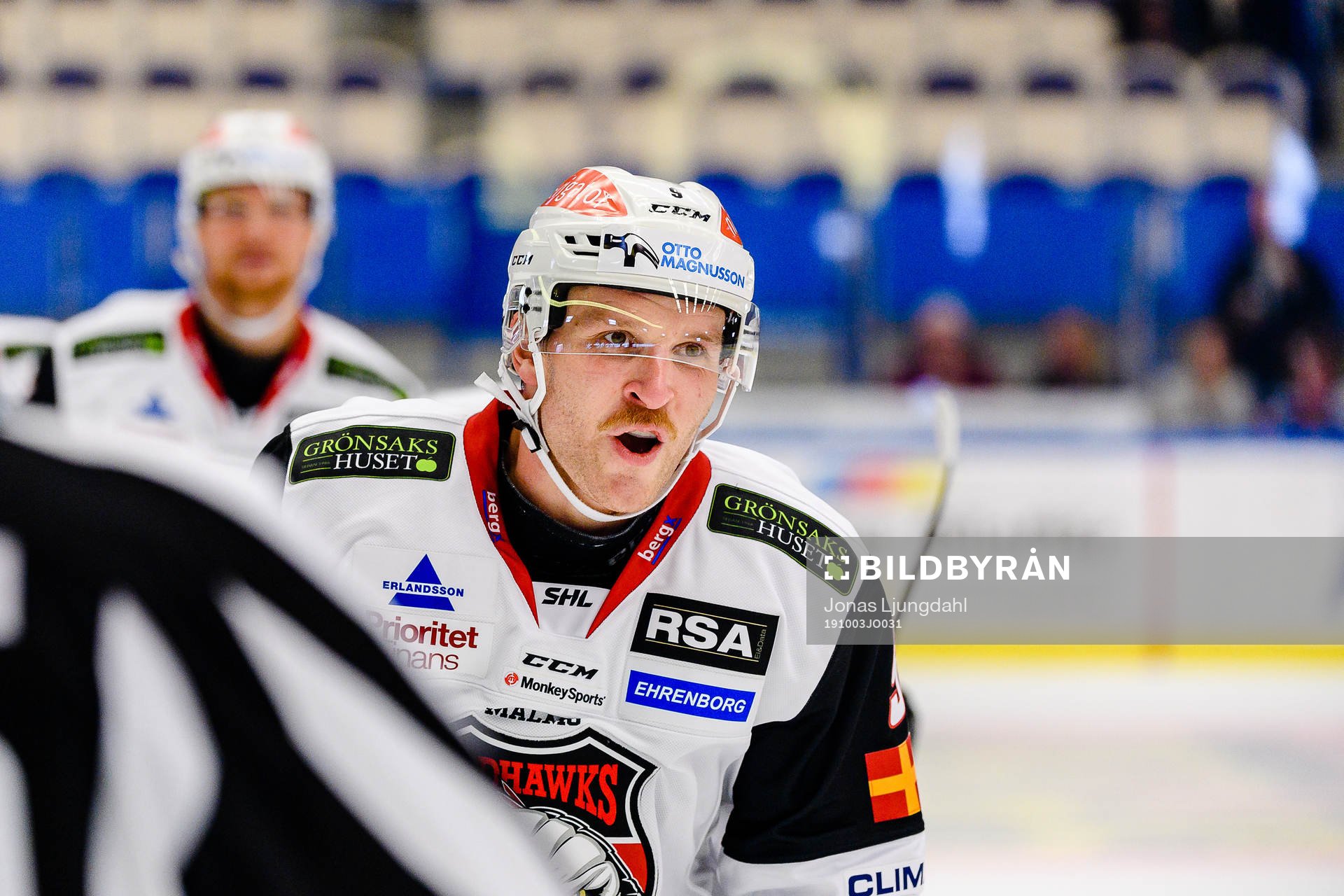 Malmö Redhawks Frederik Storm jublar