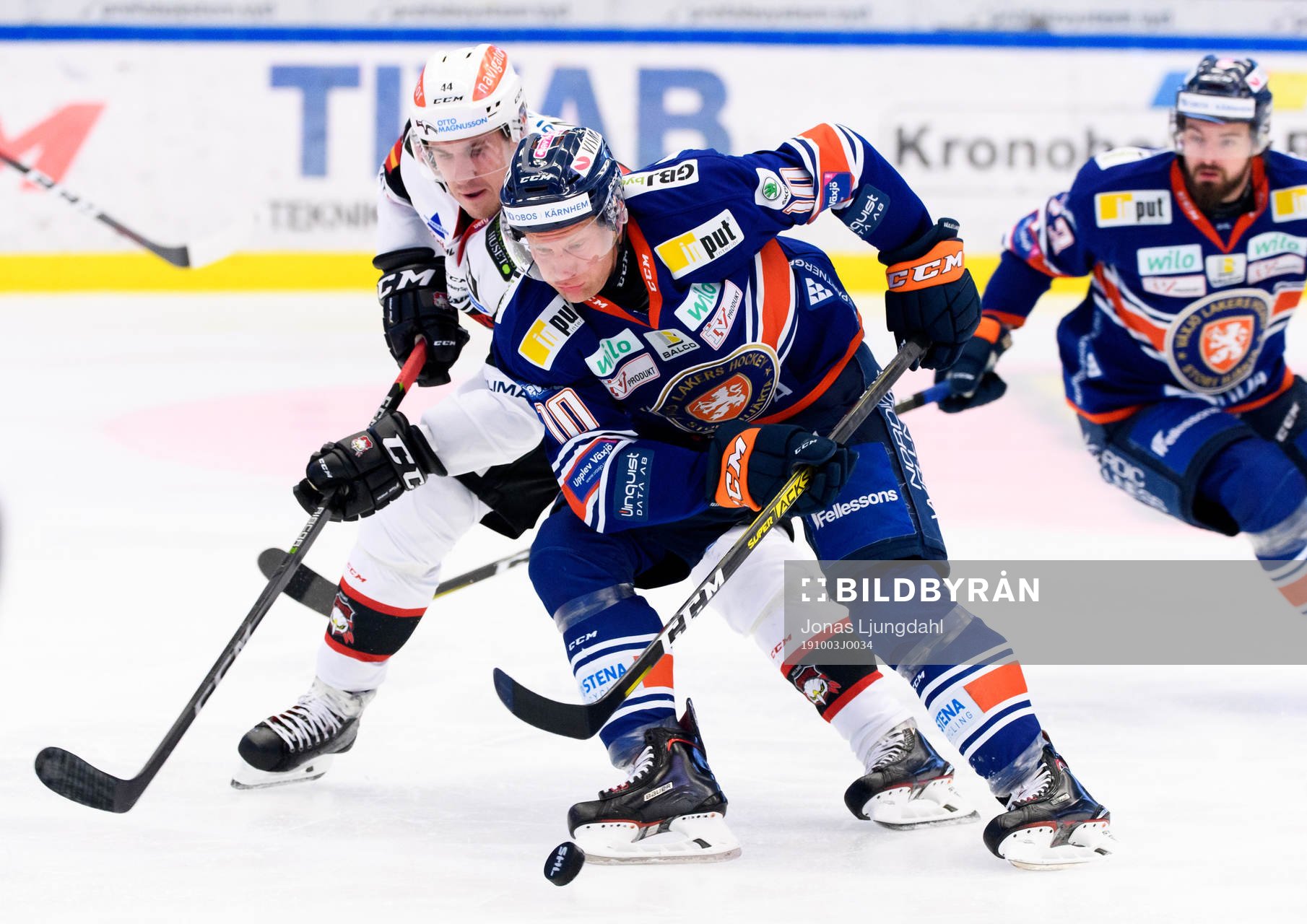 Malmö Redhawks Jesper Jensen Aabo och Växjös Richard