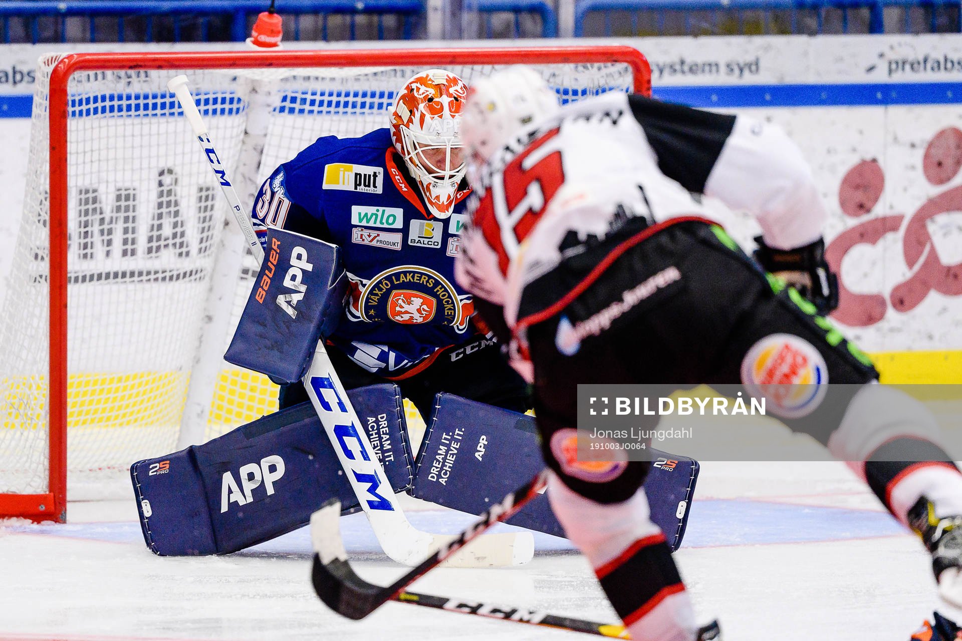 Växjös målvakt Viktor Fasth