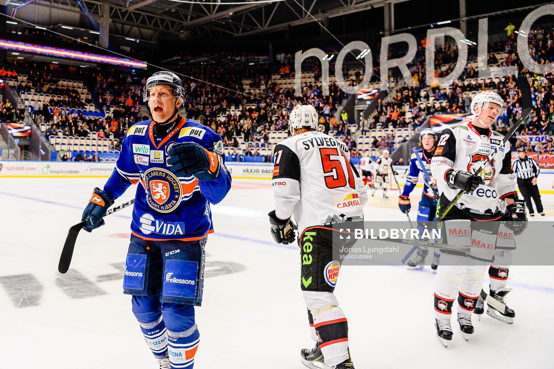 Växjös Richard Gynge jublar