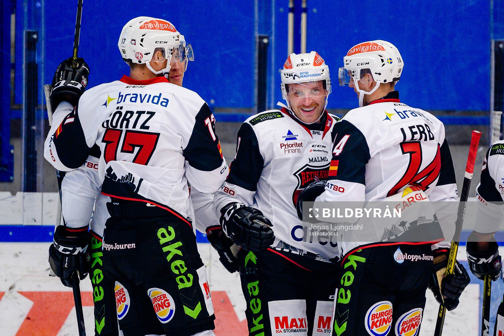 Malmö Redhawks Frederik Storm jublar