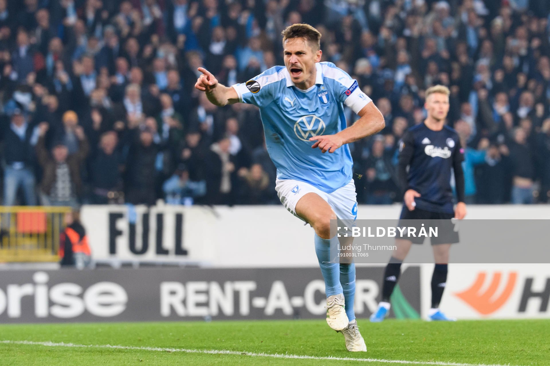 Markus Rosenberg of Malmö FF celebrates