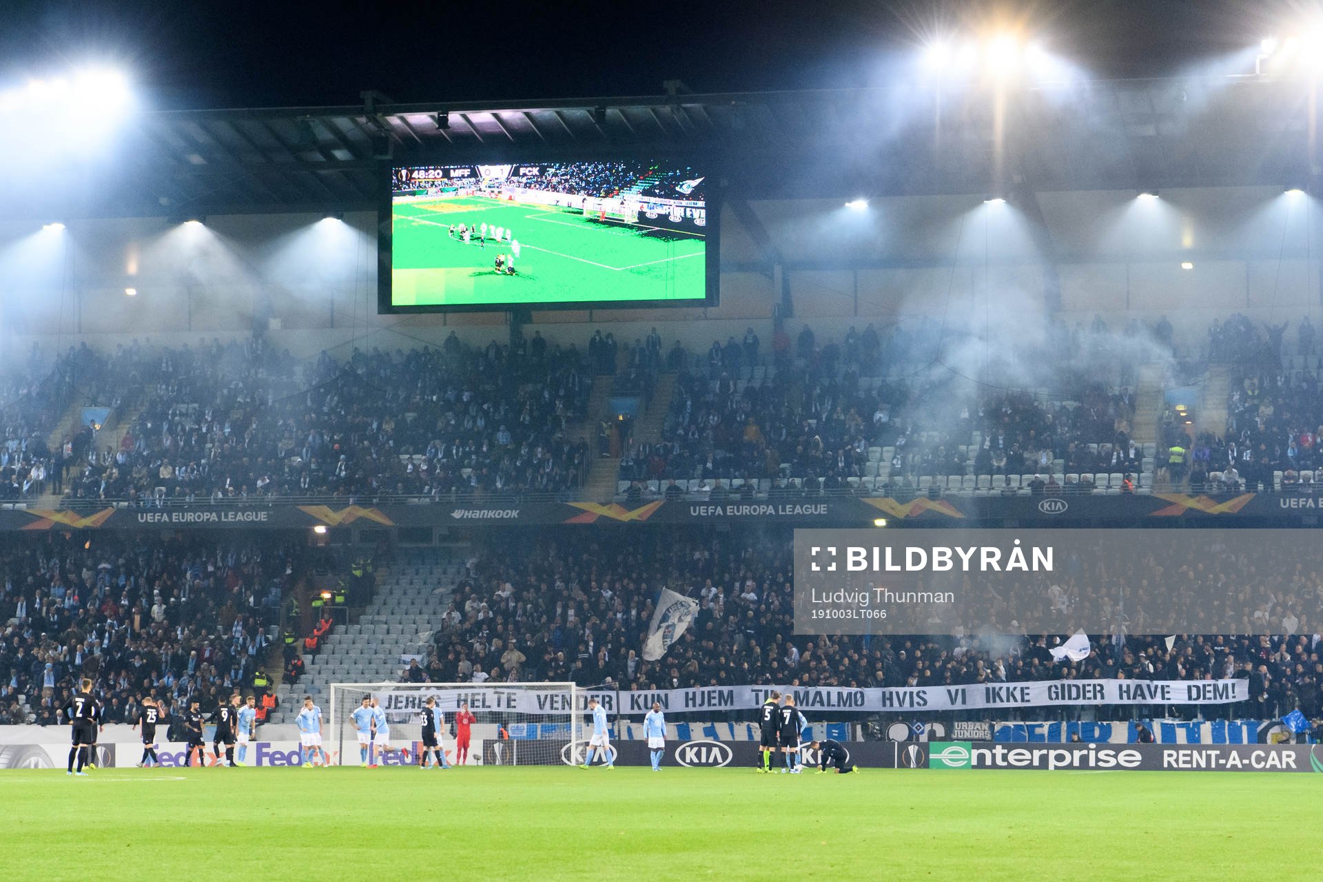 Supporters of of FC Köpenhamn