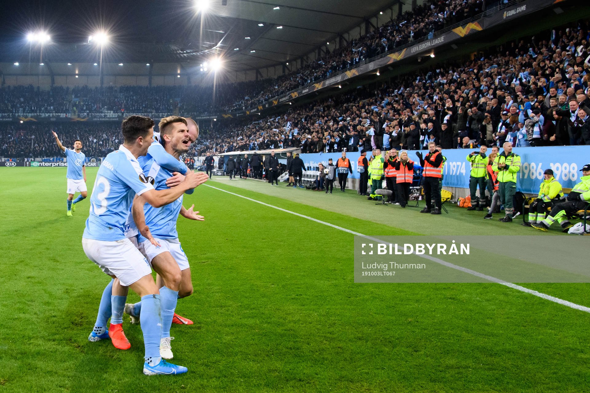 Markus Rosenberg of Malmö FF celebrates