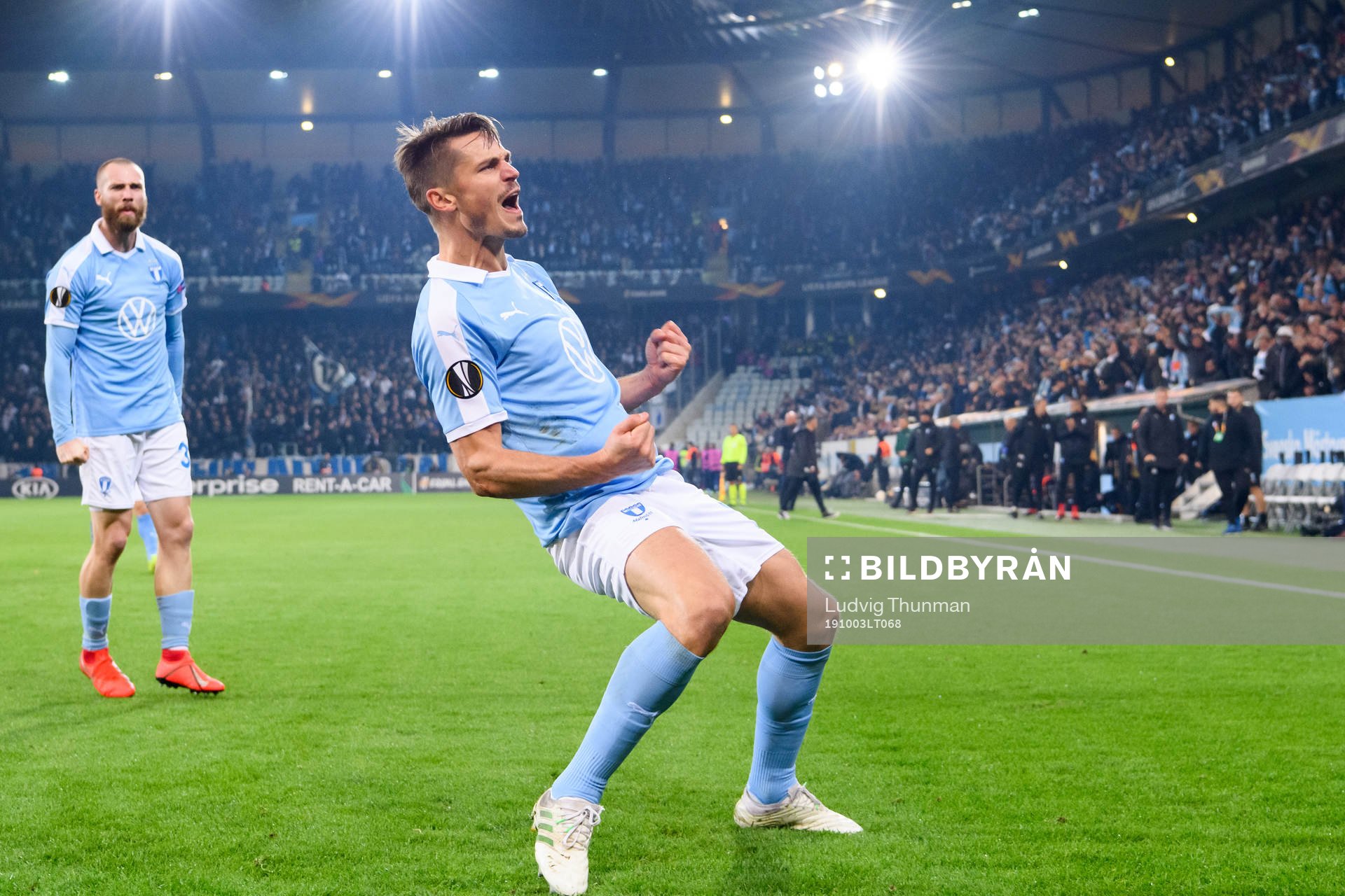 Markus Rosenberg of Malmö FF celebrates