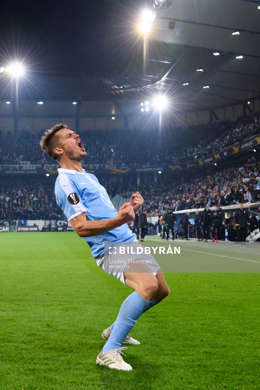 Markus Rosenberg of Malmö FF celebrates
