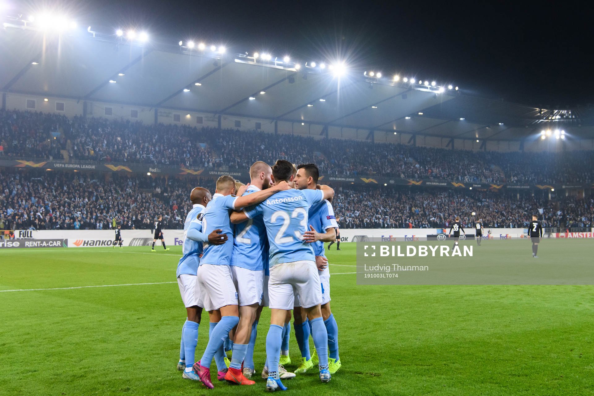 Markus Rosenberg of Malmö FF celebrates