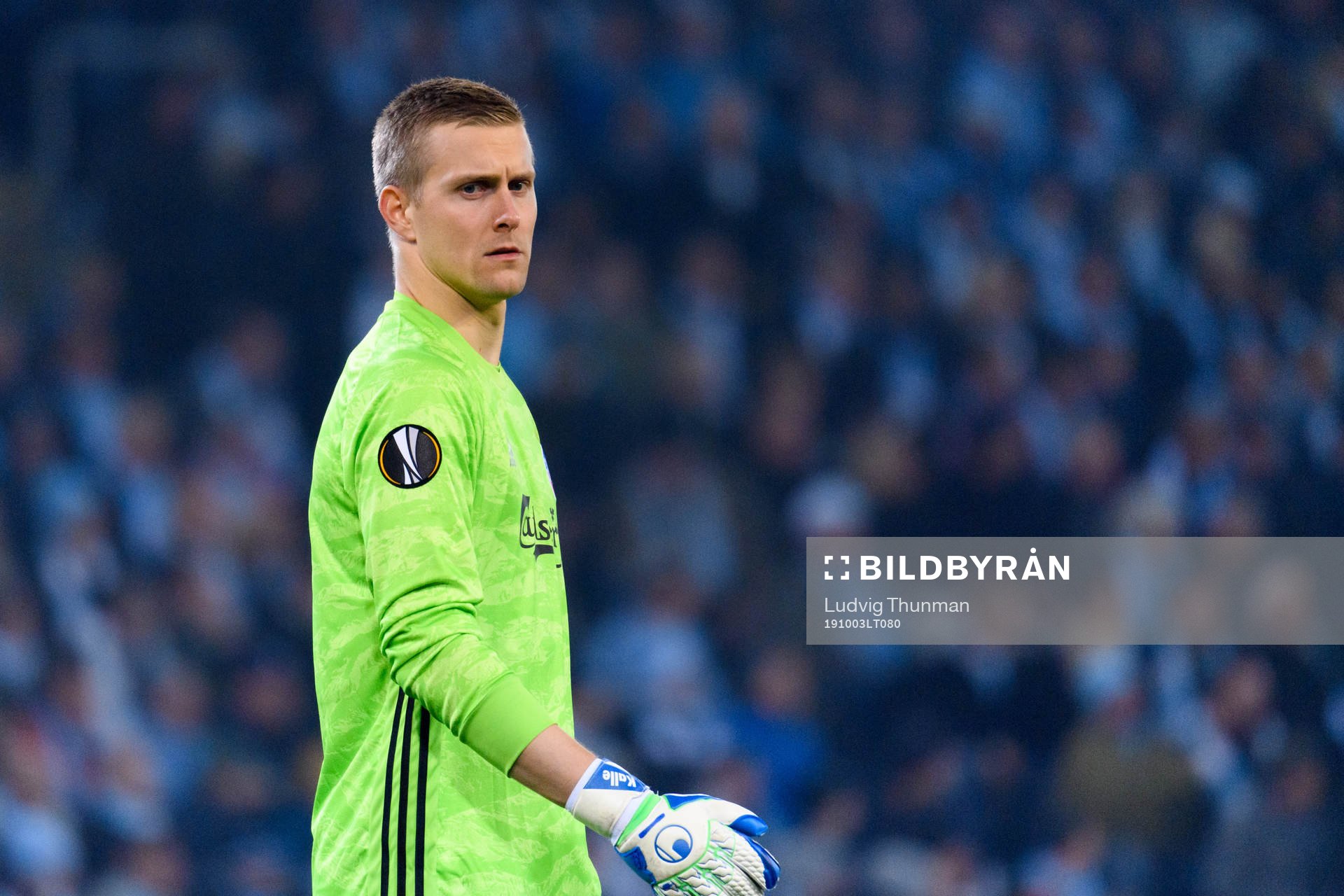 Goalkeeper Karl-Johan Johnsson of FC Köpenhamn