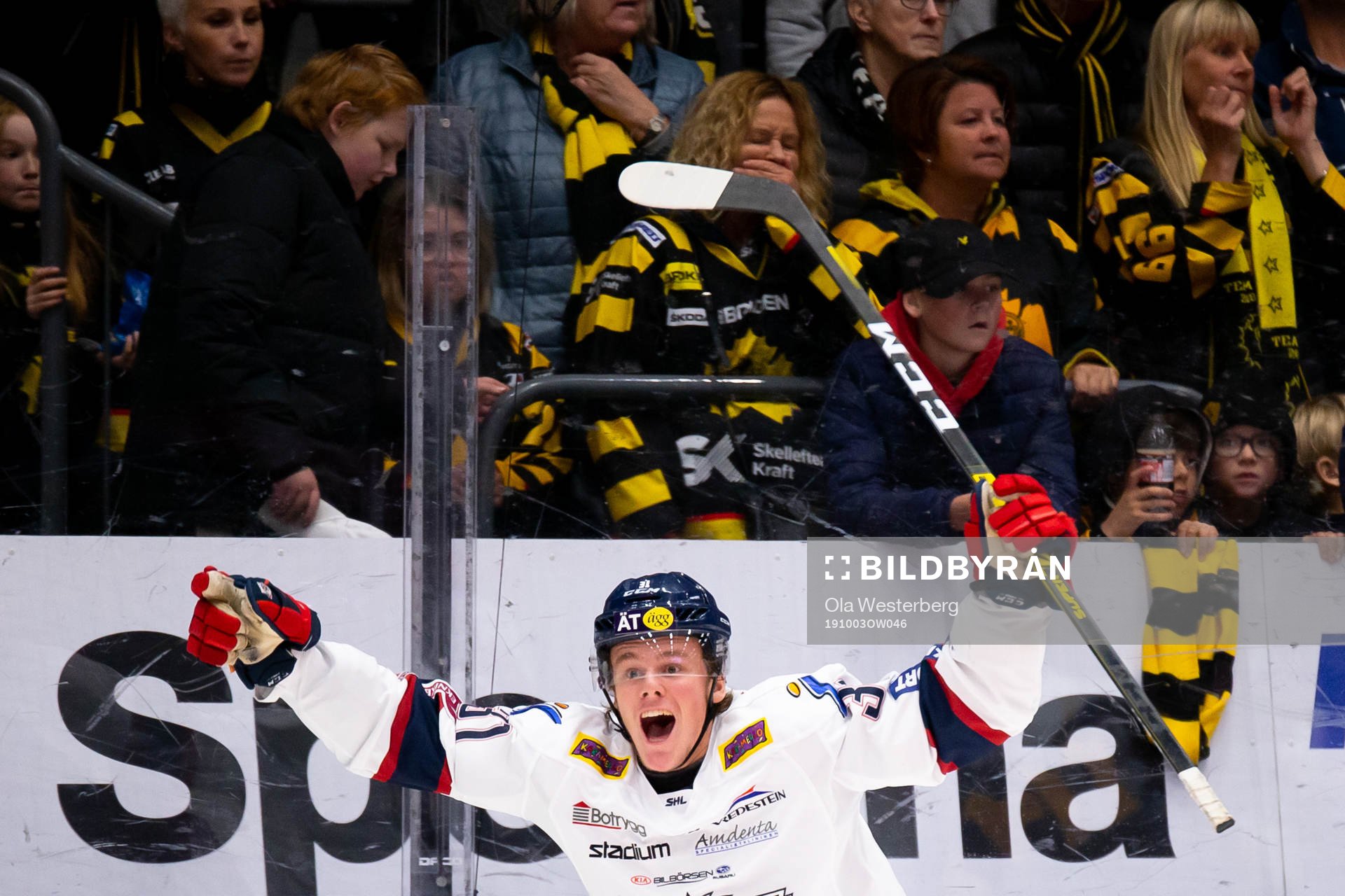 Linköpings Olle Lycksell jublar