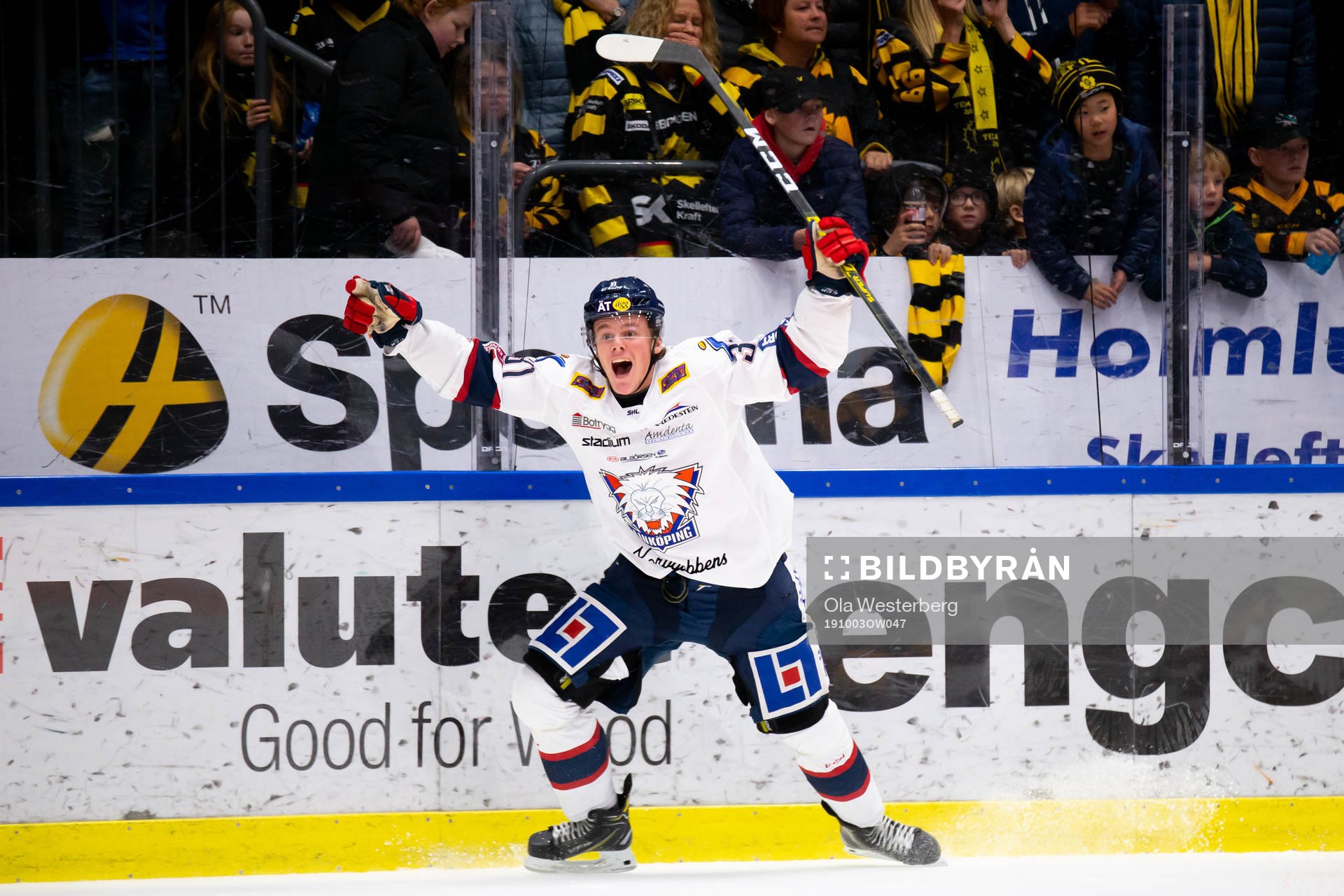 Linköpings Olle Lycksell jublar