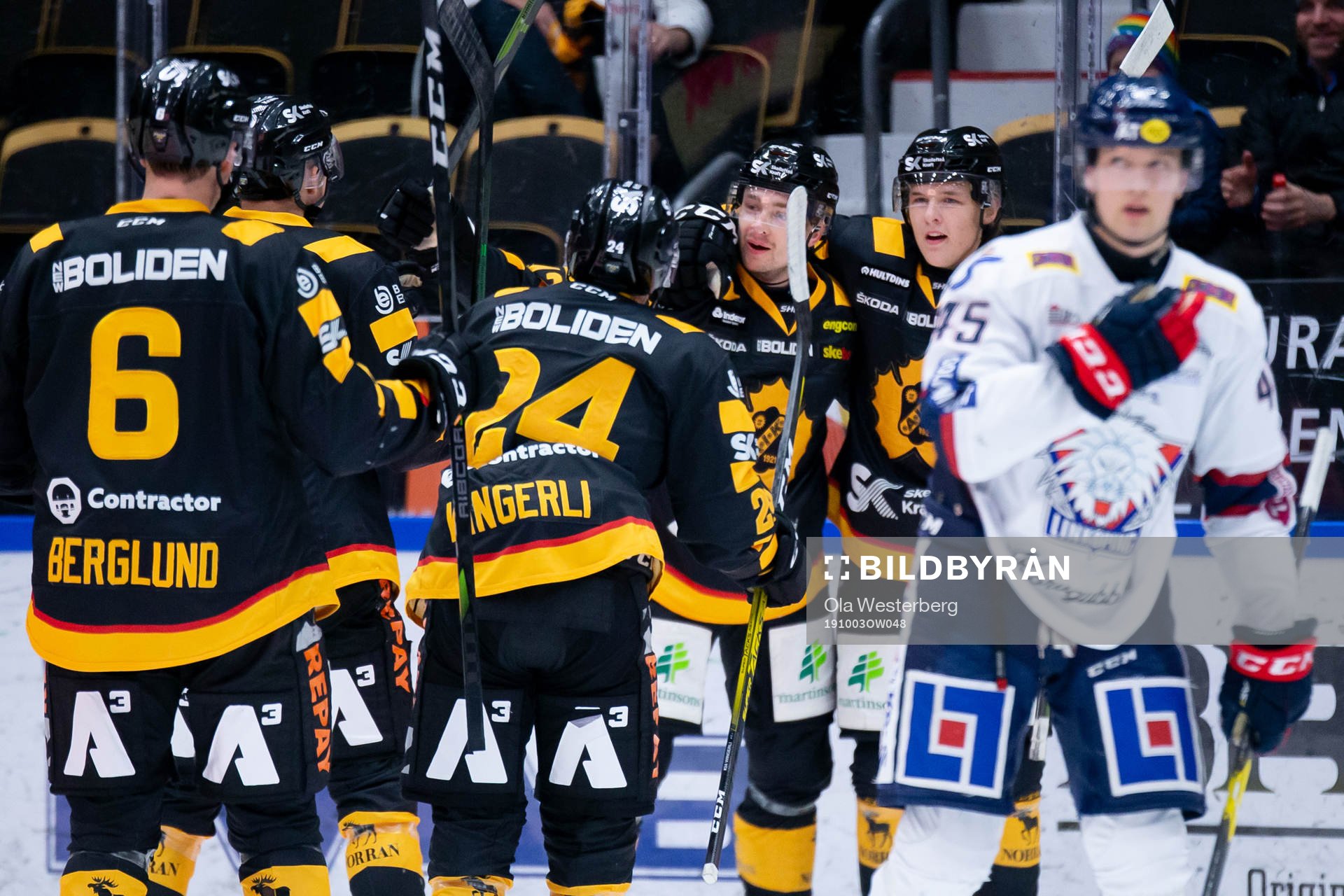 Skellefteås Adam Pettersson, Jonatan Berggren och Andreas