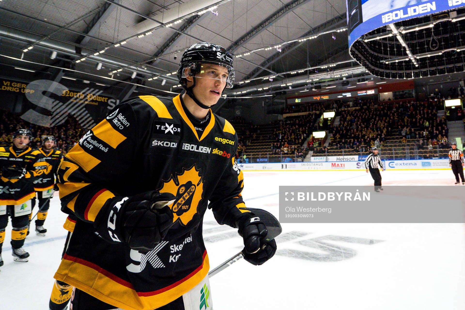 Skellefteås Robin Alvarez jublar