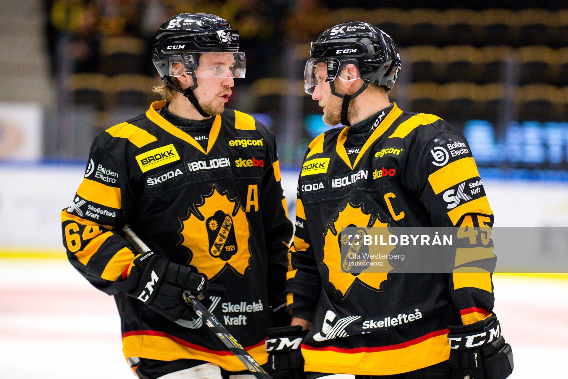 Skellefteås Jonathan Pudas och Oscar Möller