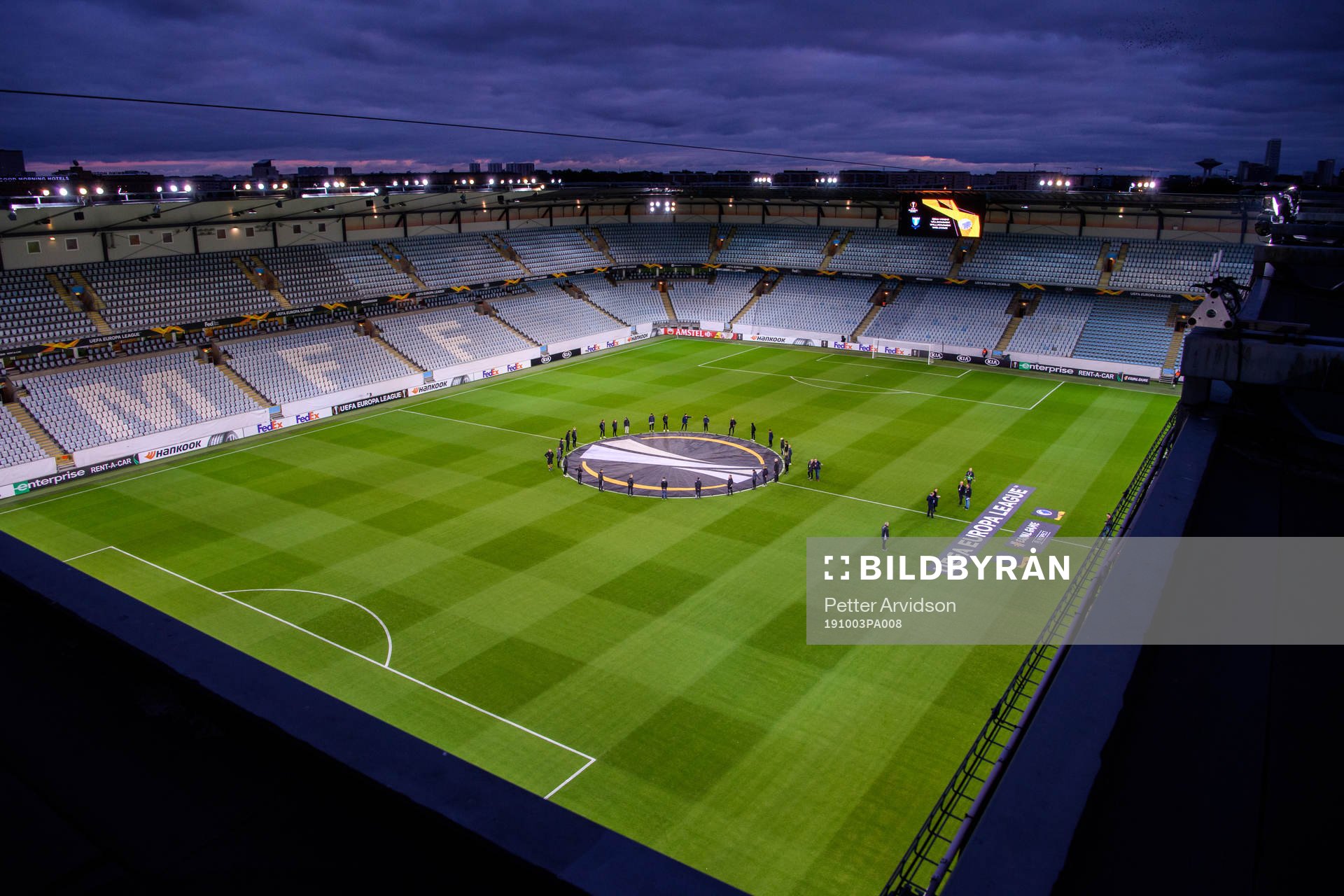 General view of Stadion